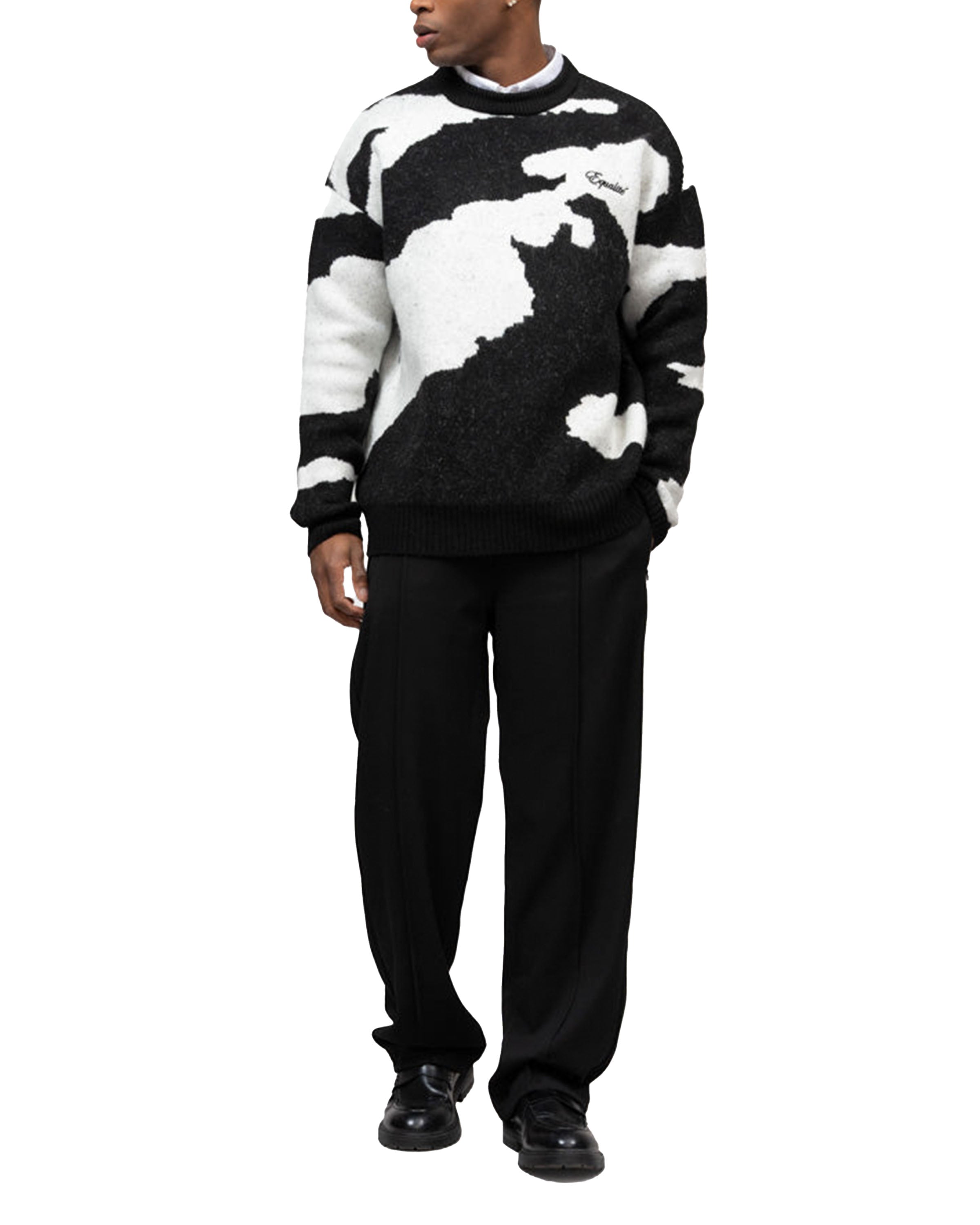 新品 BRIEFING MS CAMO JQ CREW NECK KNIT 【公式通販】