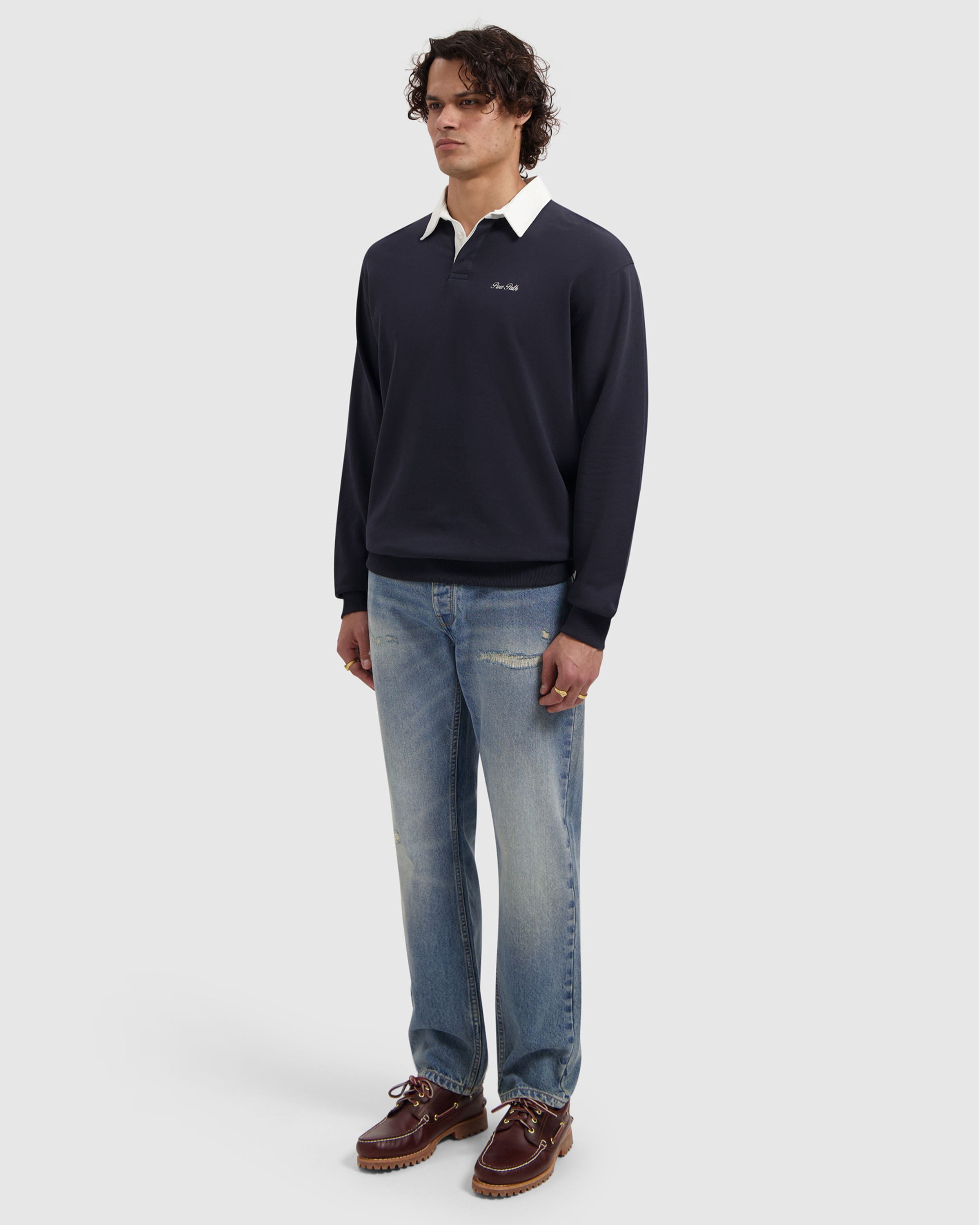 Embroidery Sweat Polo