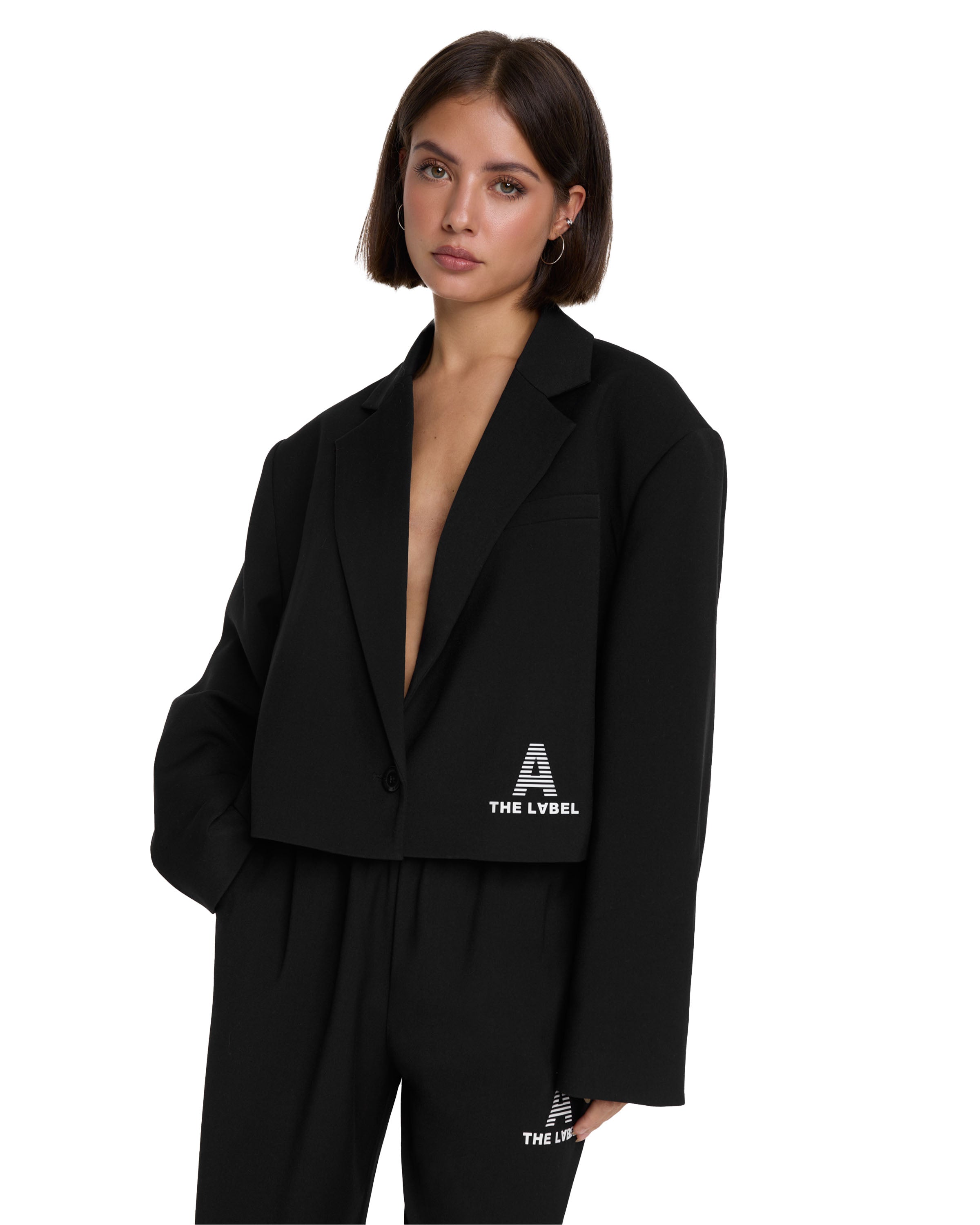 Flowy Cropped Blazer