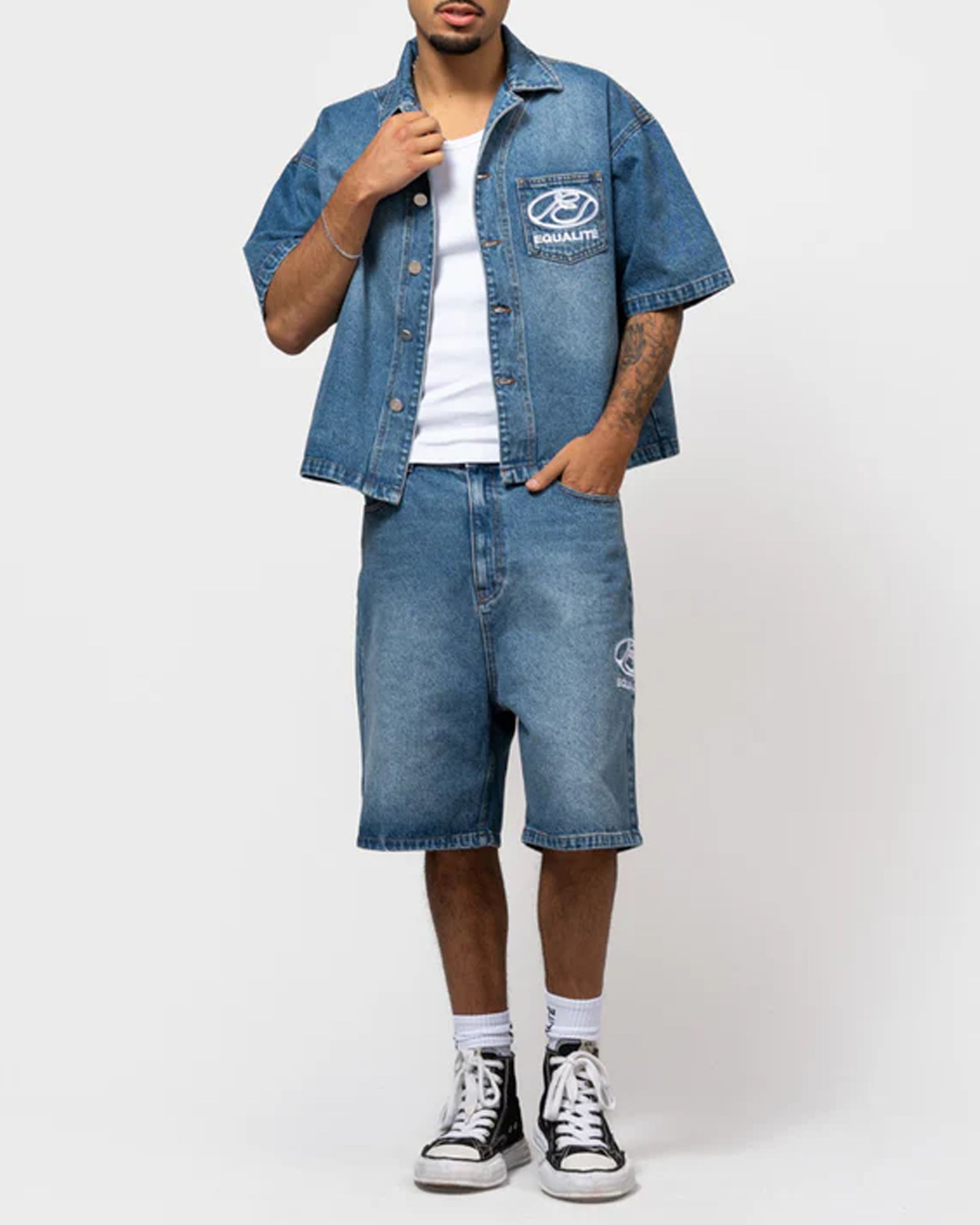 Arid Denim Boxy Shirt