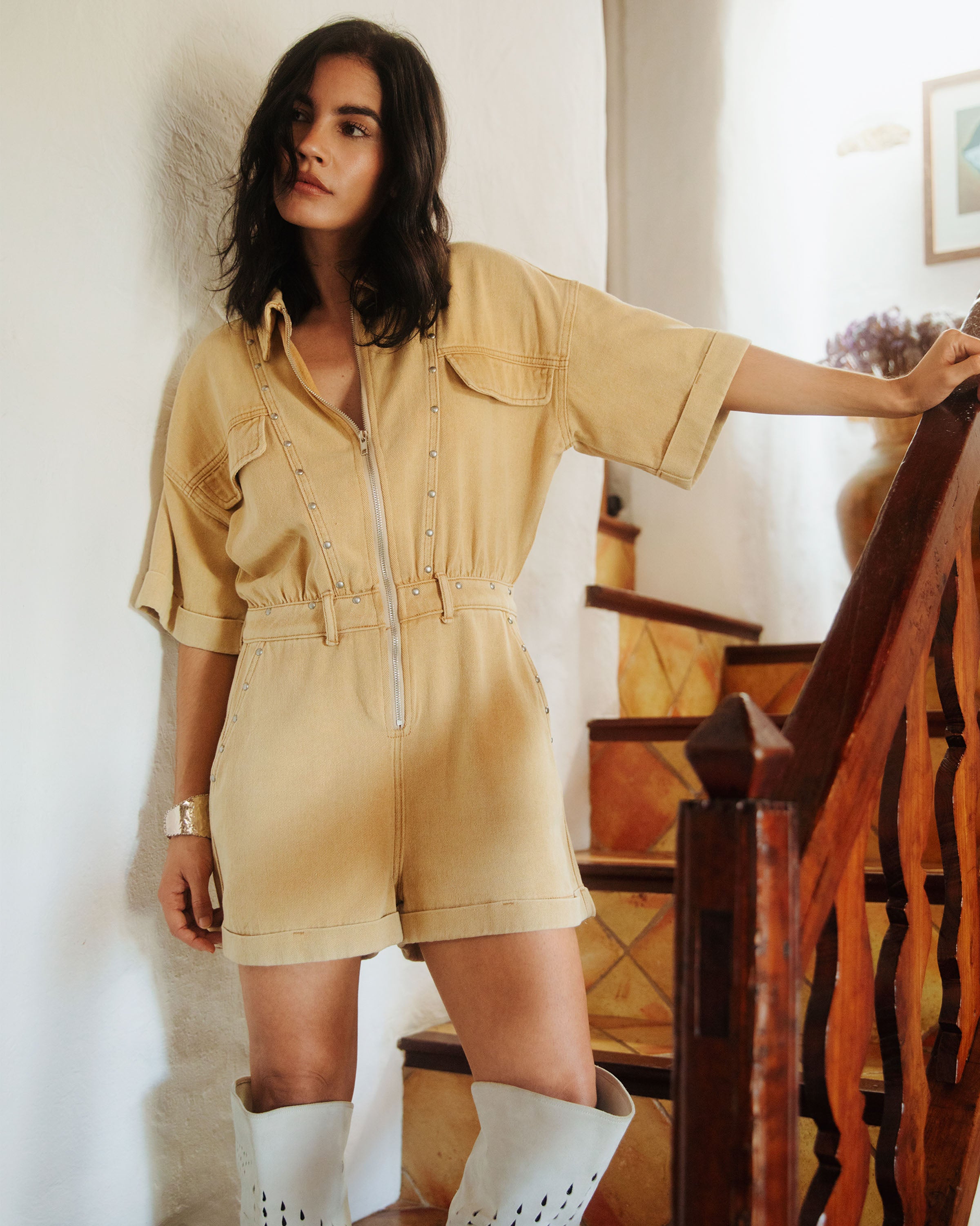 Relaxed Studs Kate Jumpsuit
