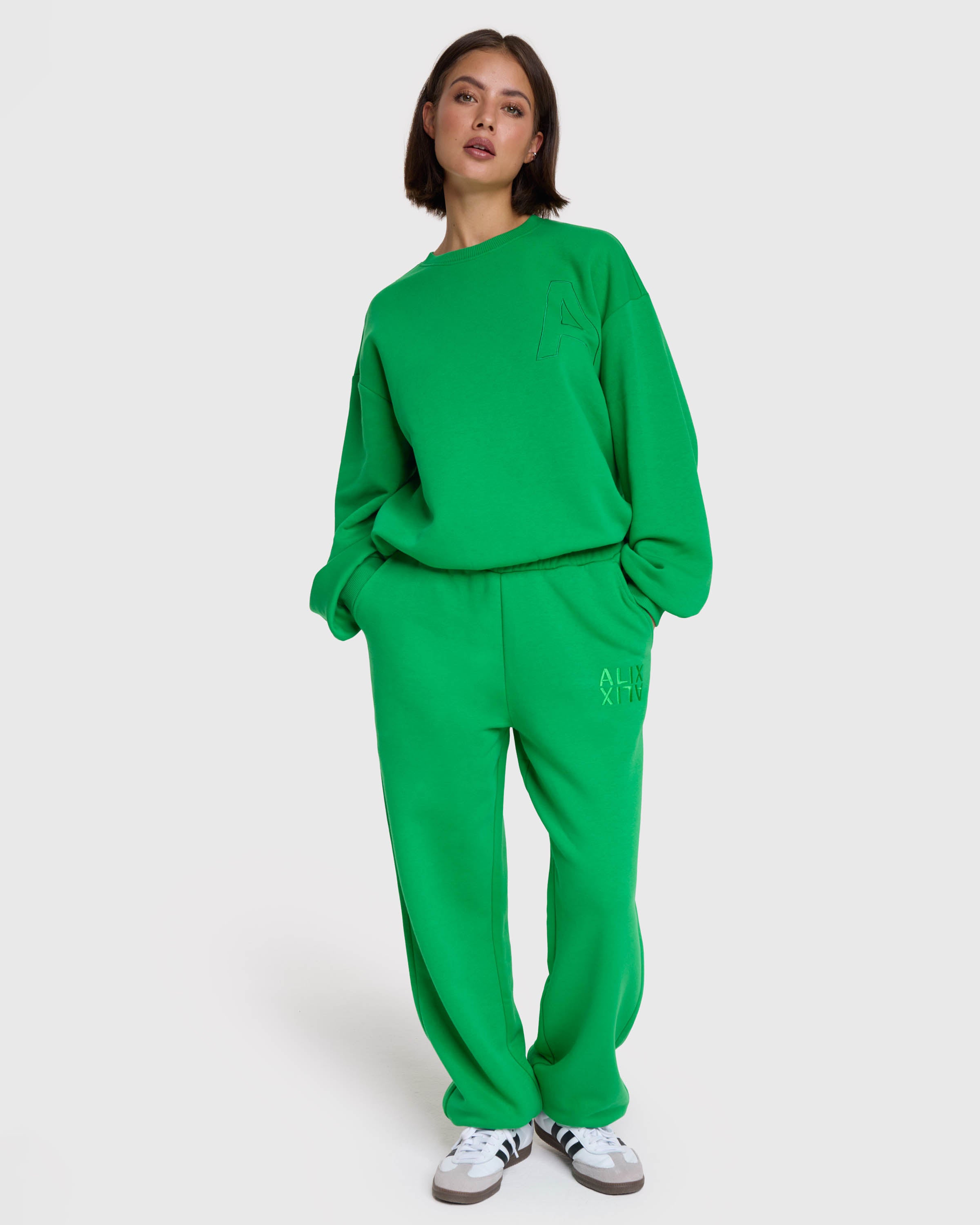 Embroidered A Sweater