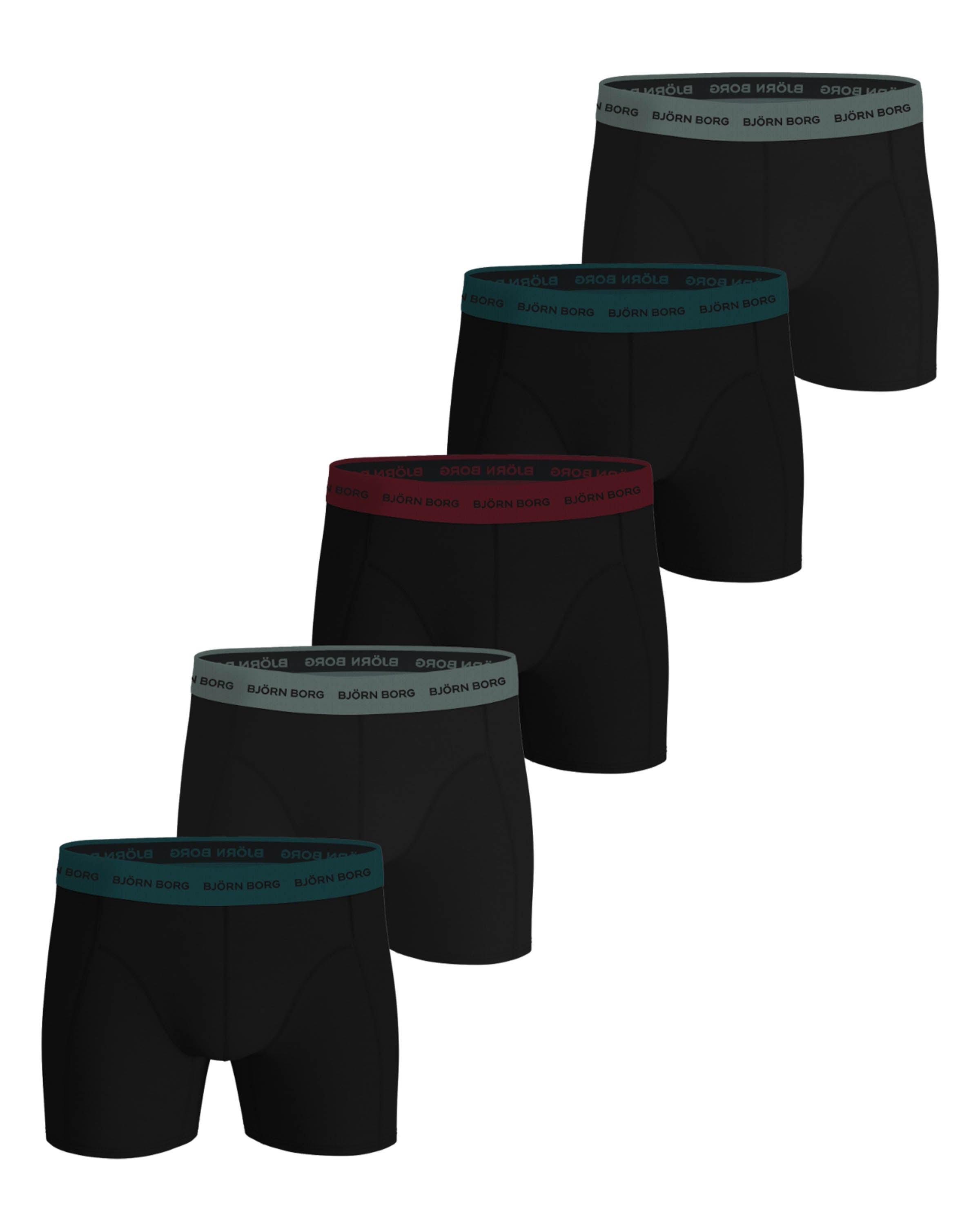 Cotton Stretch Boxers 5 Pack