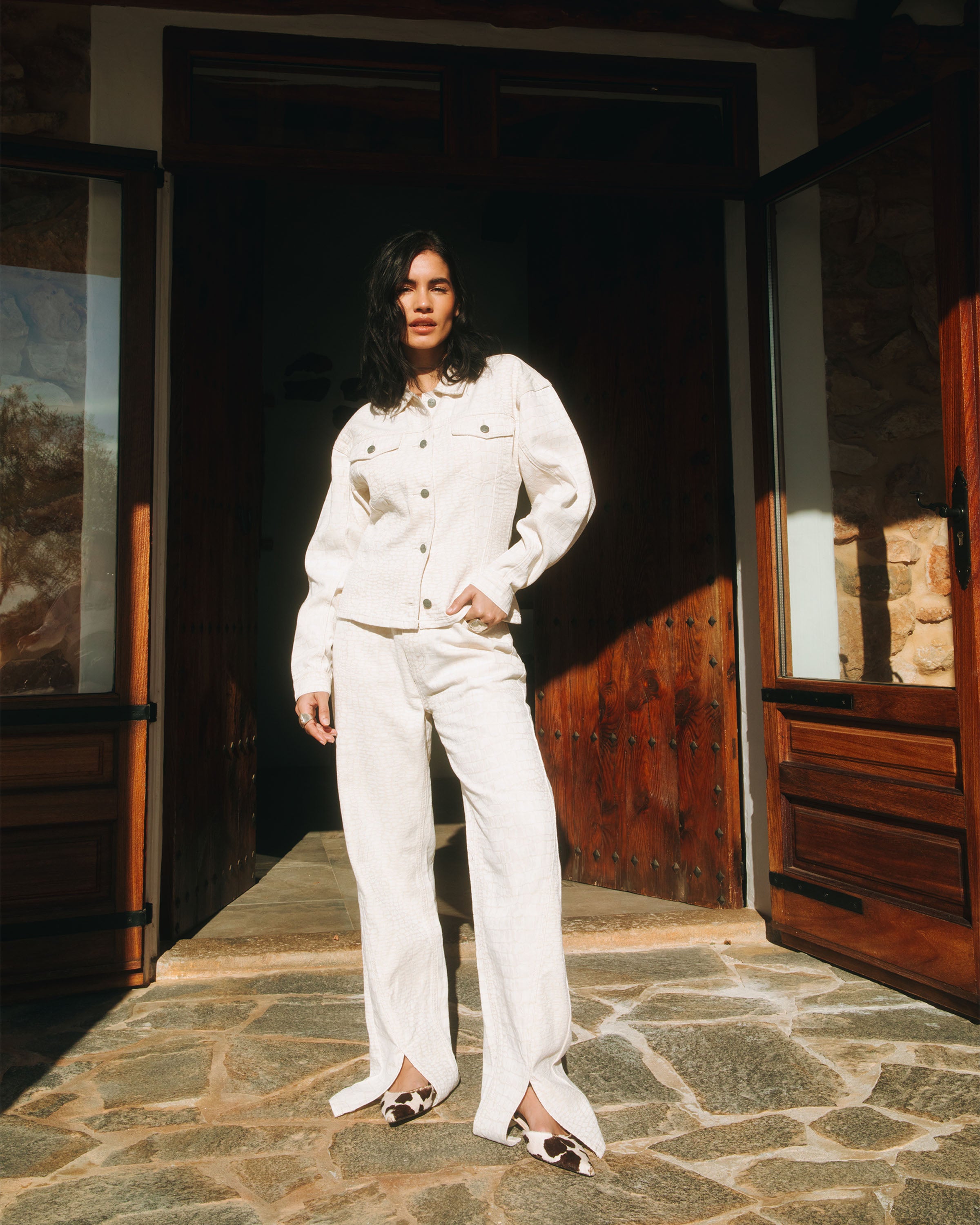 Hight Waist Snake Selma Jeans