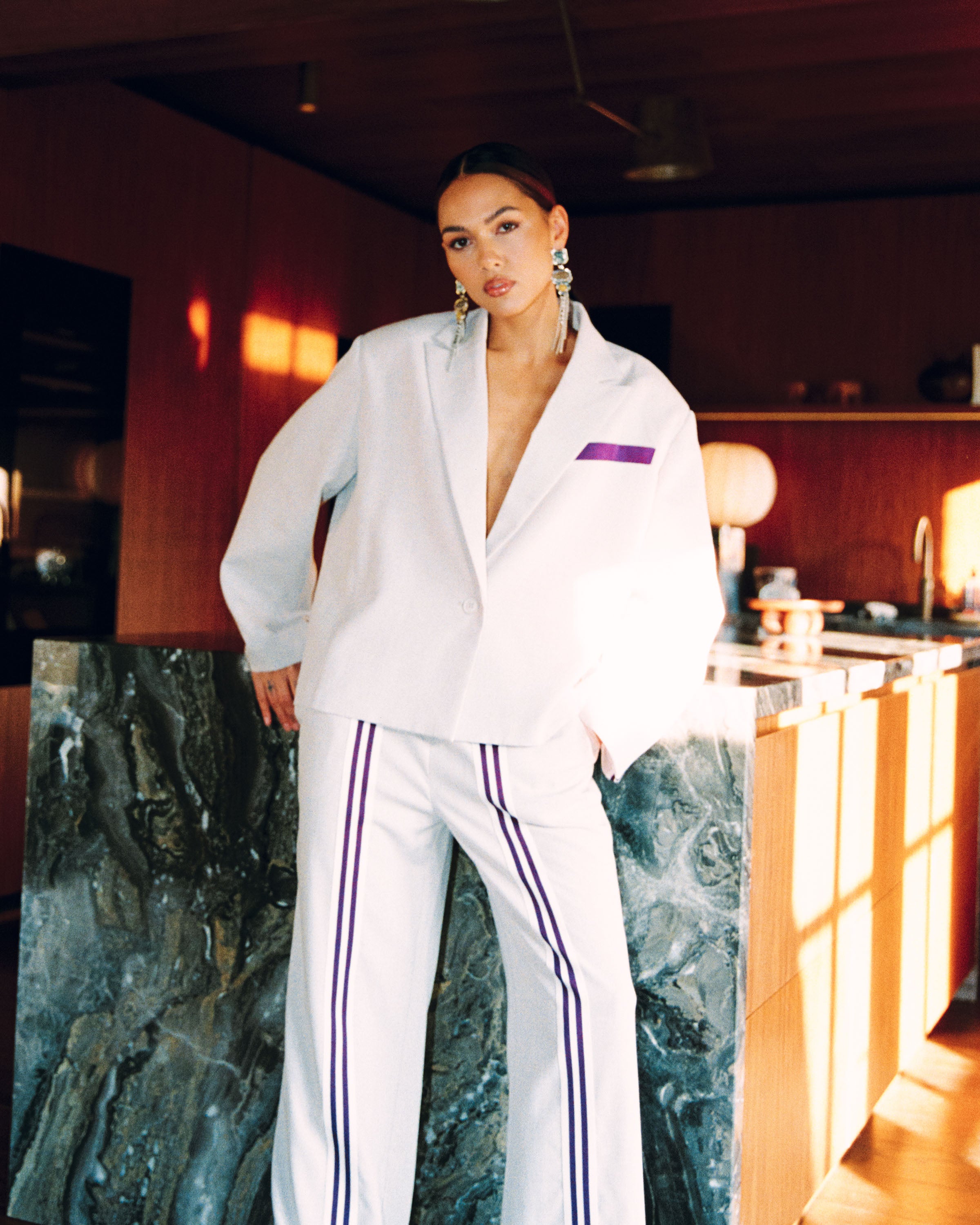 Oversized Cropped Jackie Blazer