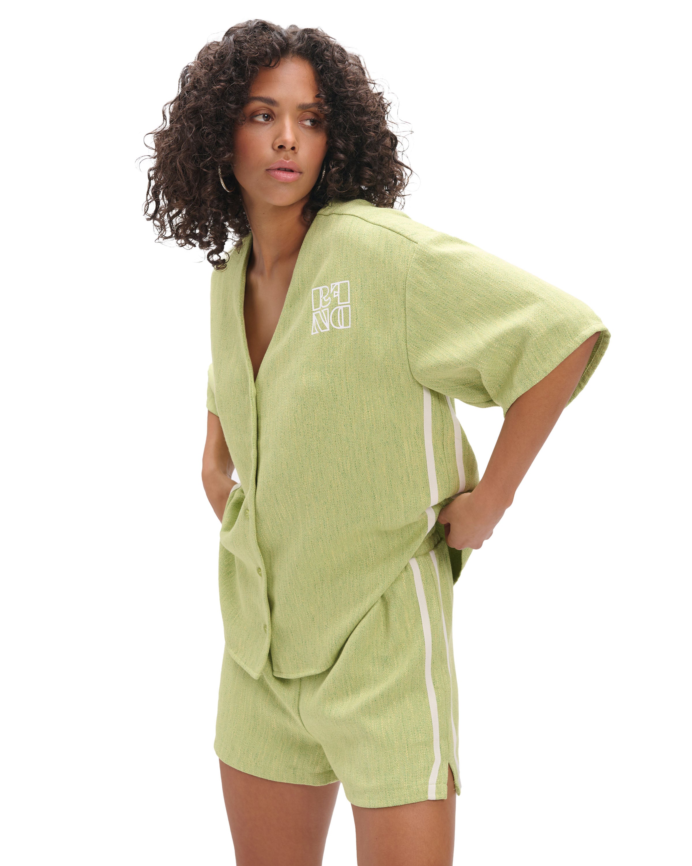 Relaxed Stripe Dolly Short