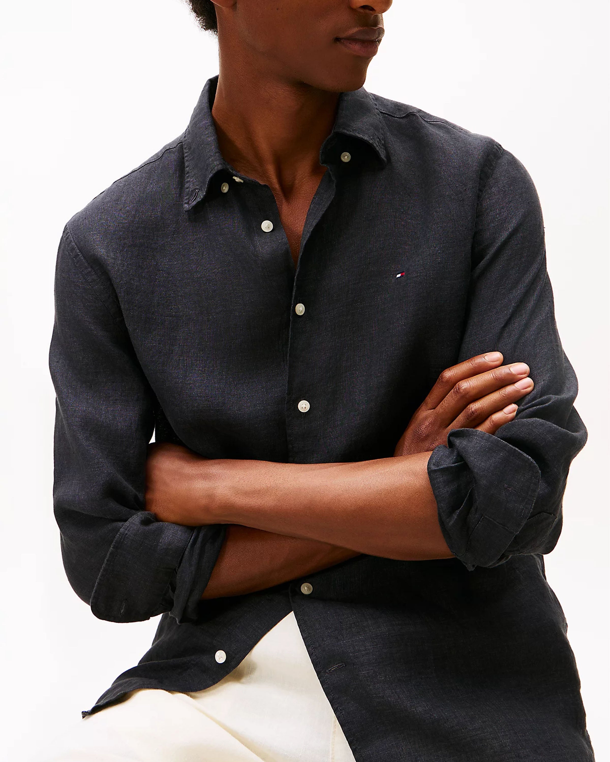Pigment Dyed Solid Blouse