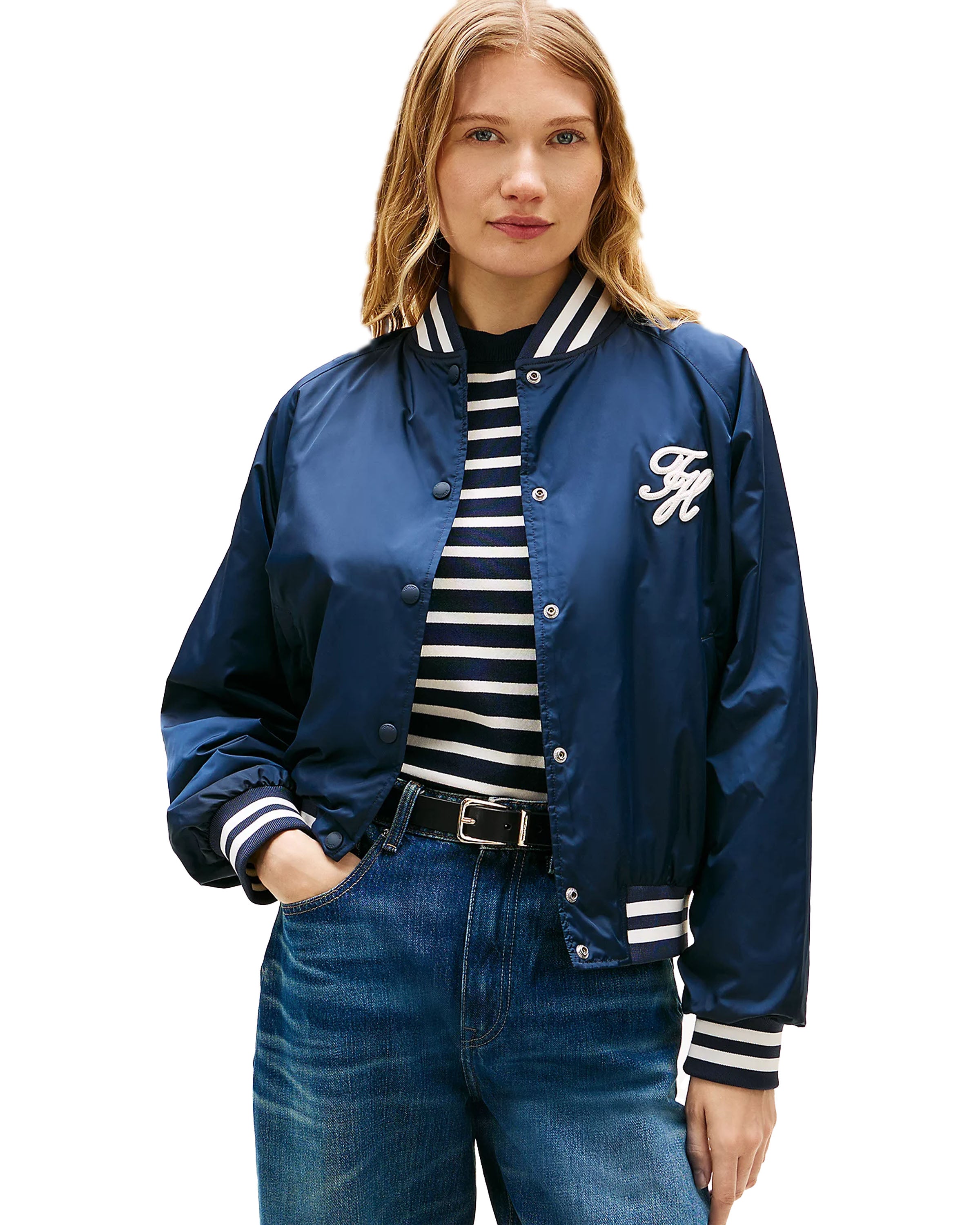 Varsity Nylon Bomberjas