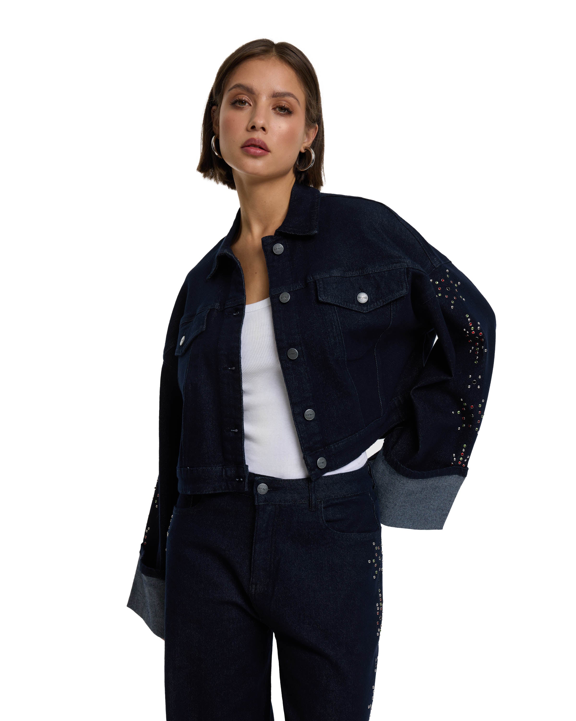 Rebel Cropped Spijkerjas