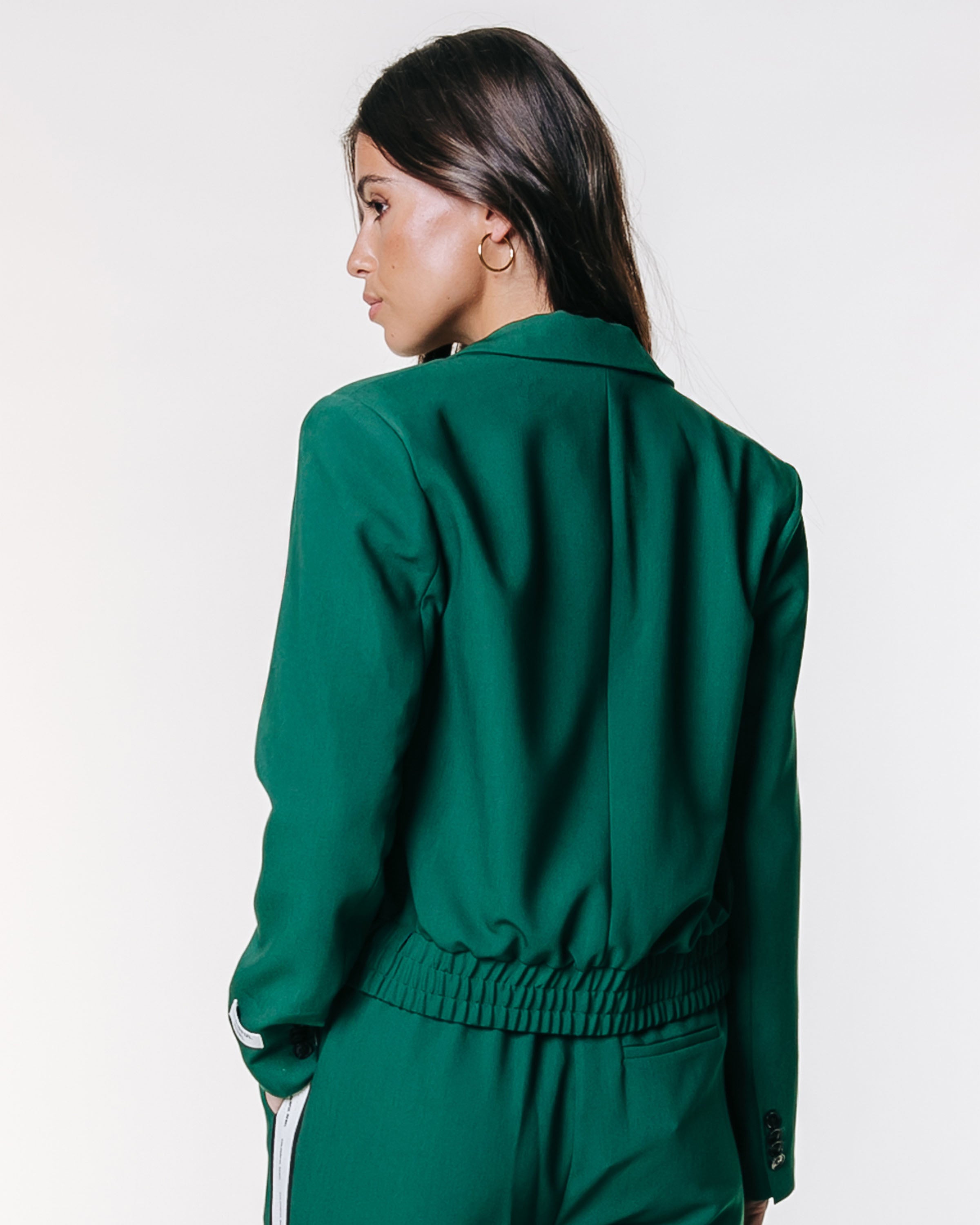 Zoe Gathered Bottom Blazer