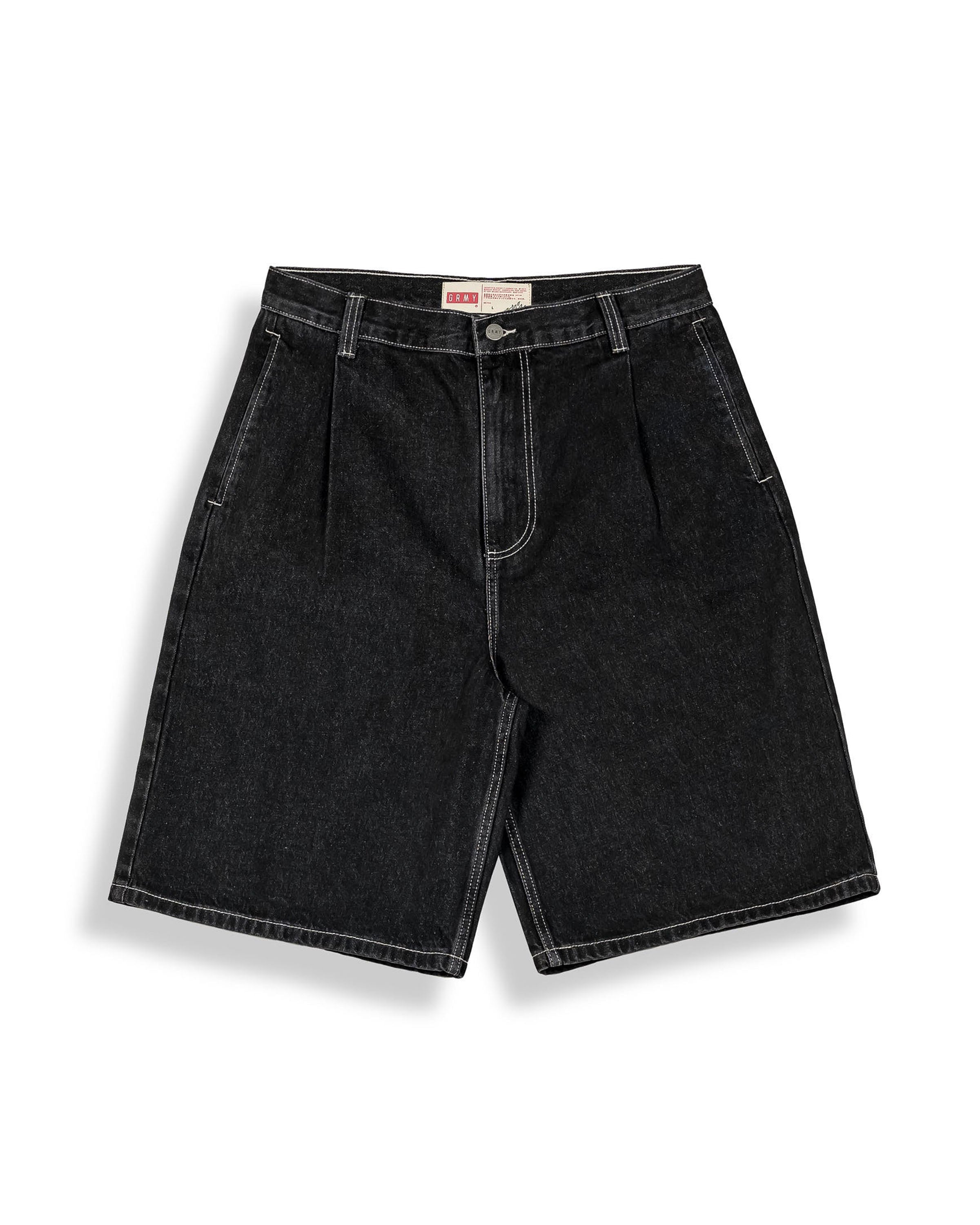 Concreat Jungle Pleated Denim Korte Broek