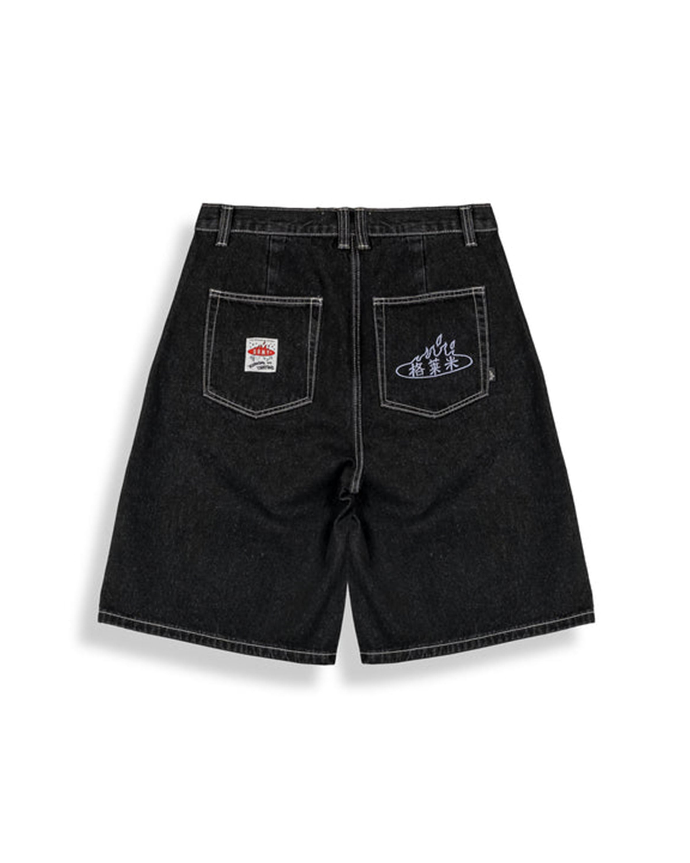 Concreat Jungle Pleated Denim Korte Broek