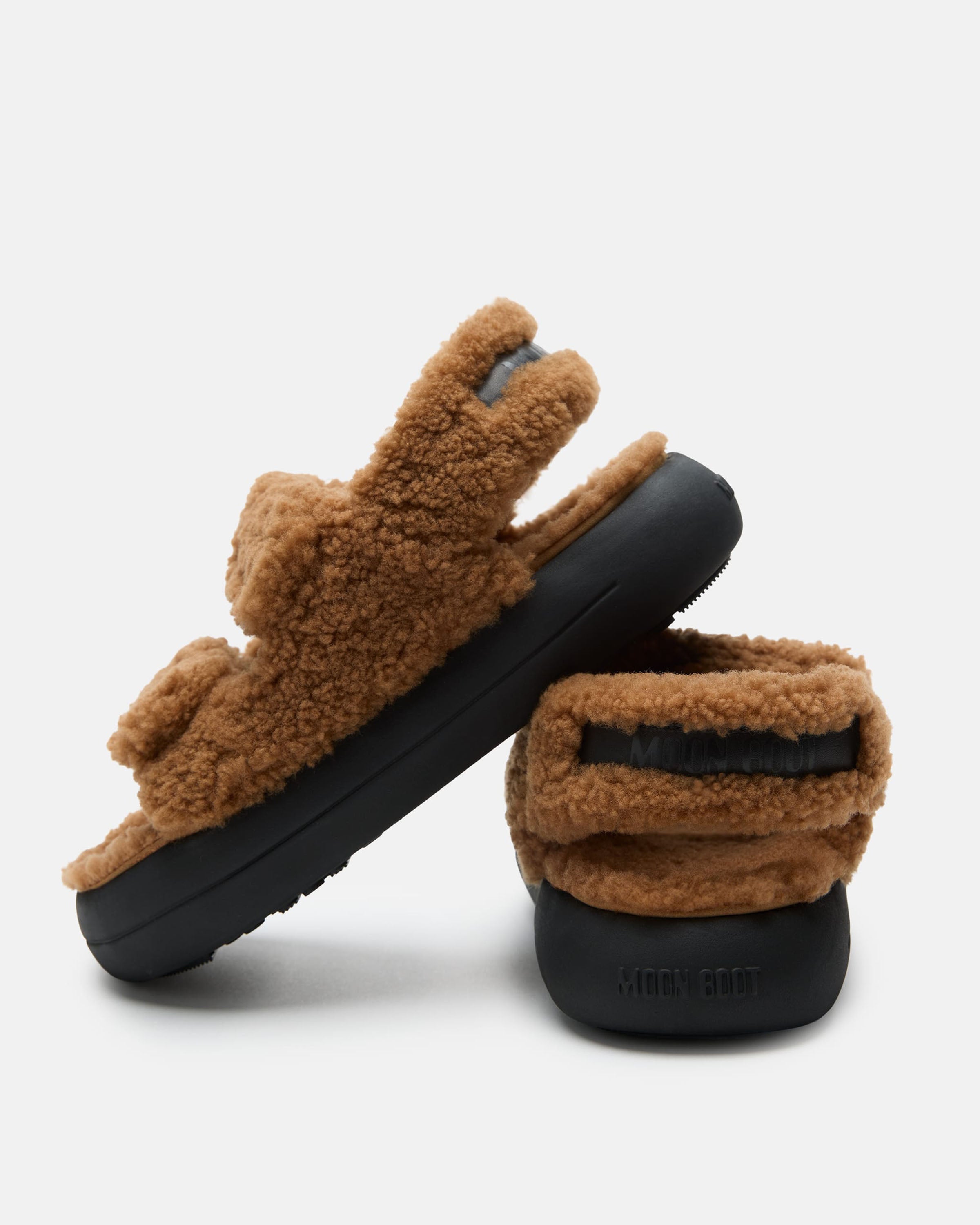 Shearling Sandal Boots