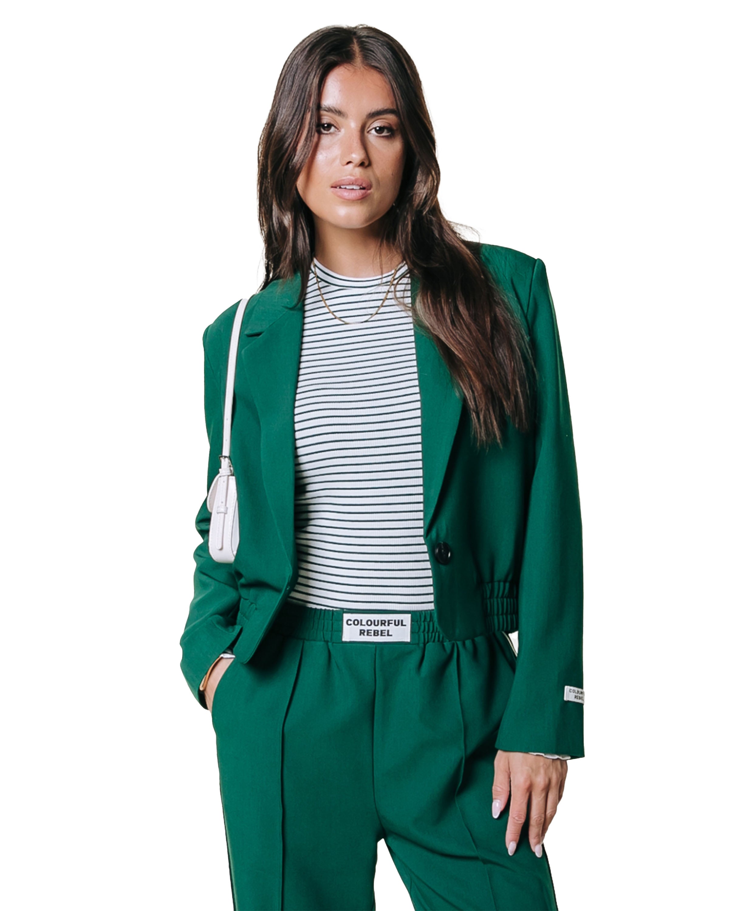 Zoe Gathered Bottom Blazer
