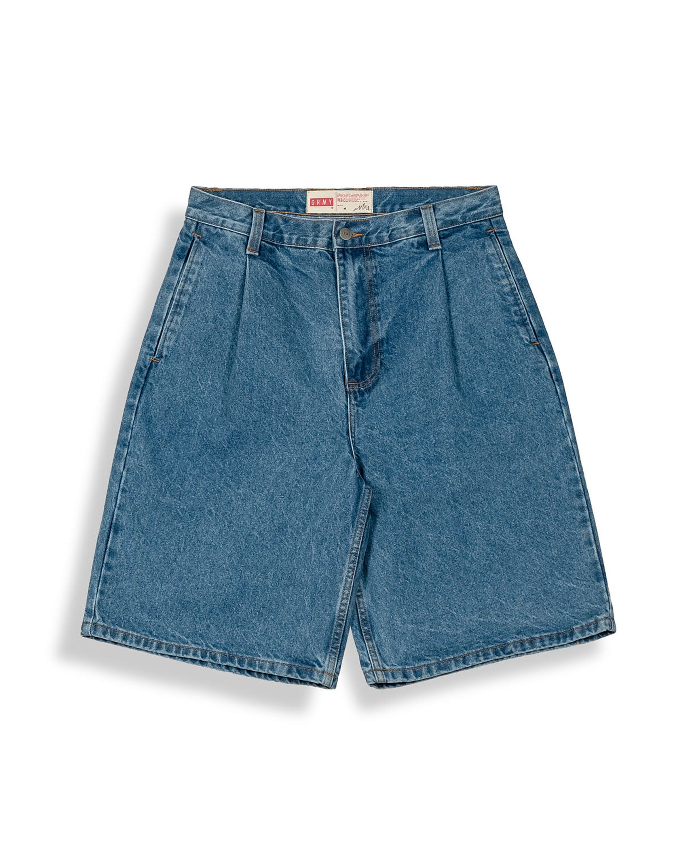 Concreat Jungle Pleated Denim Korte Broek