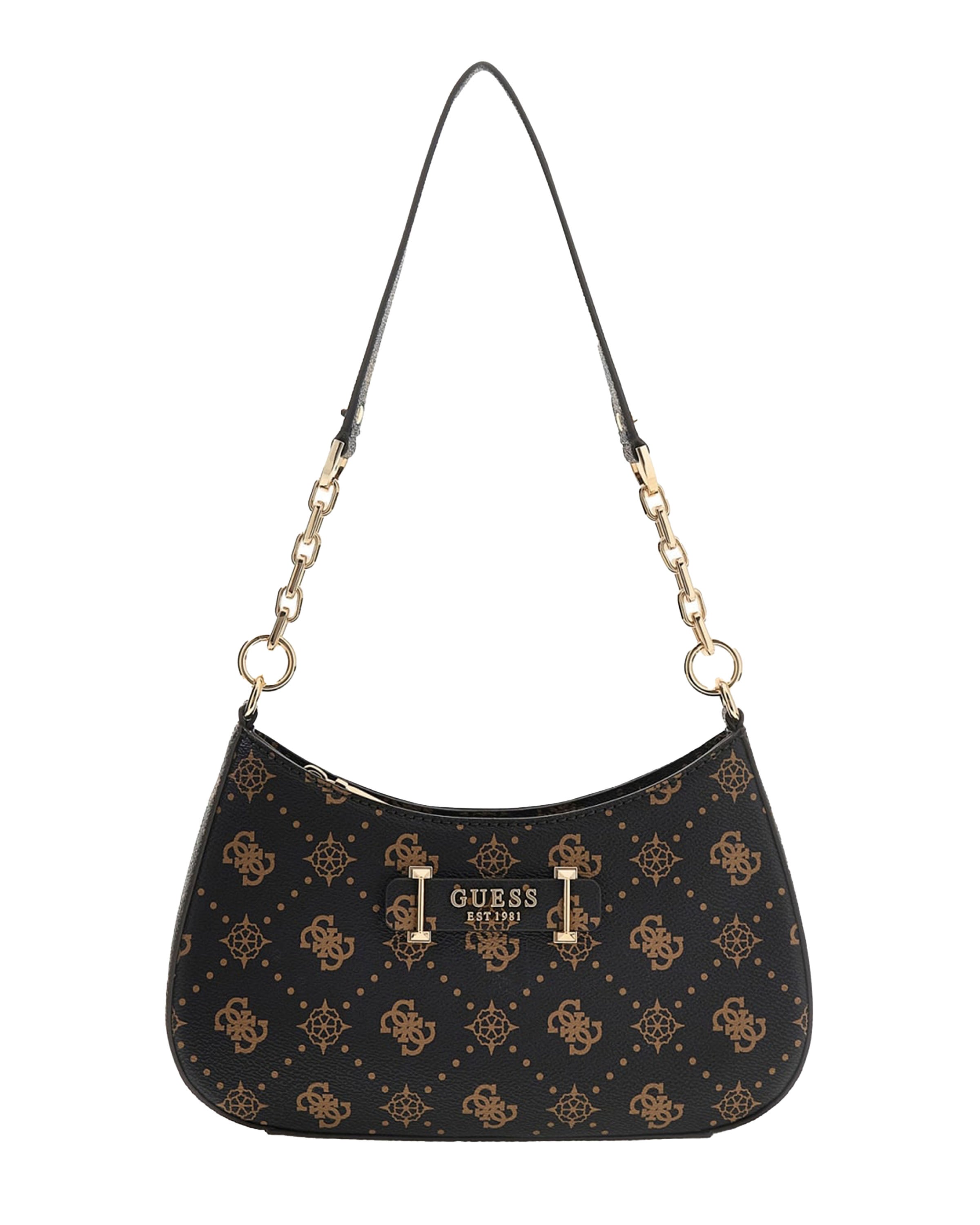 Carrie Logo Top Zip Schoudertas