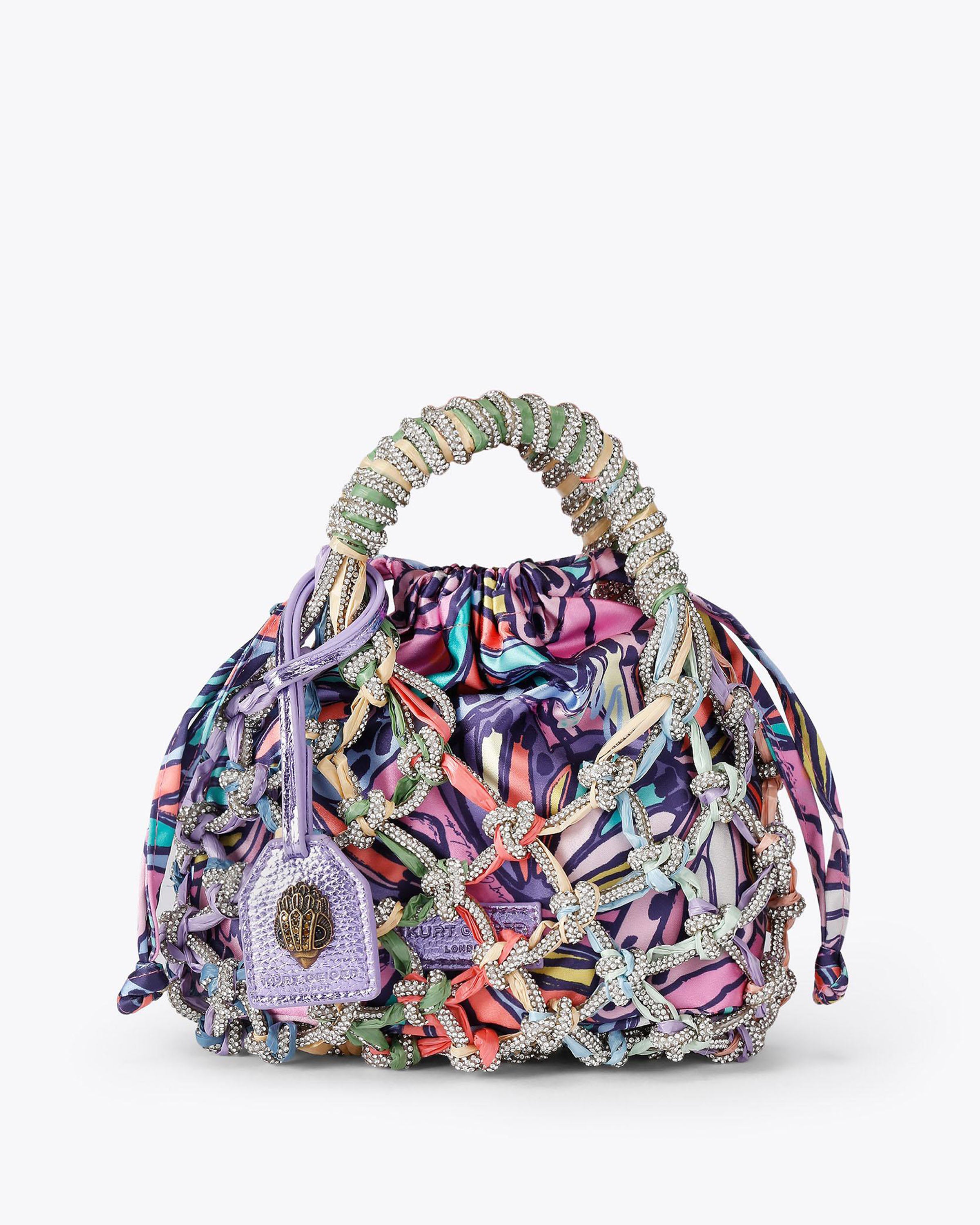 Sm Macrame Crystal Bag