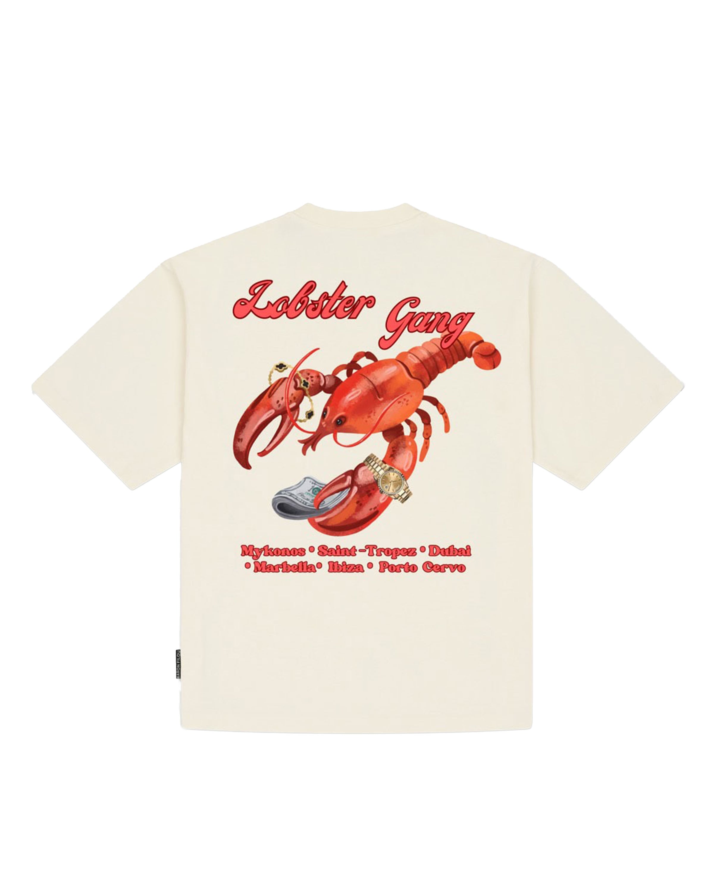 Oversized Backprint T-Shirt Lobster Gang