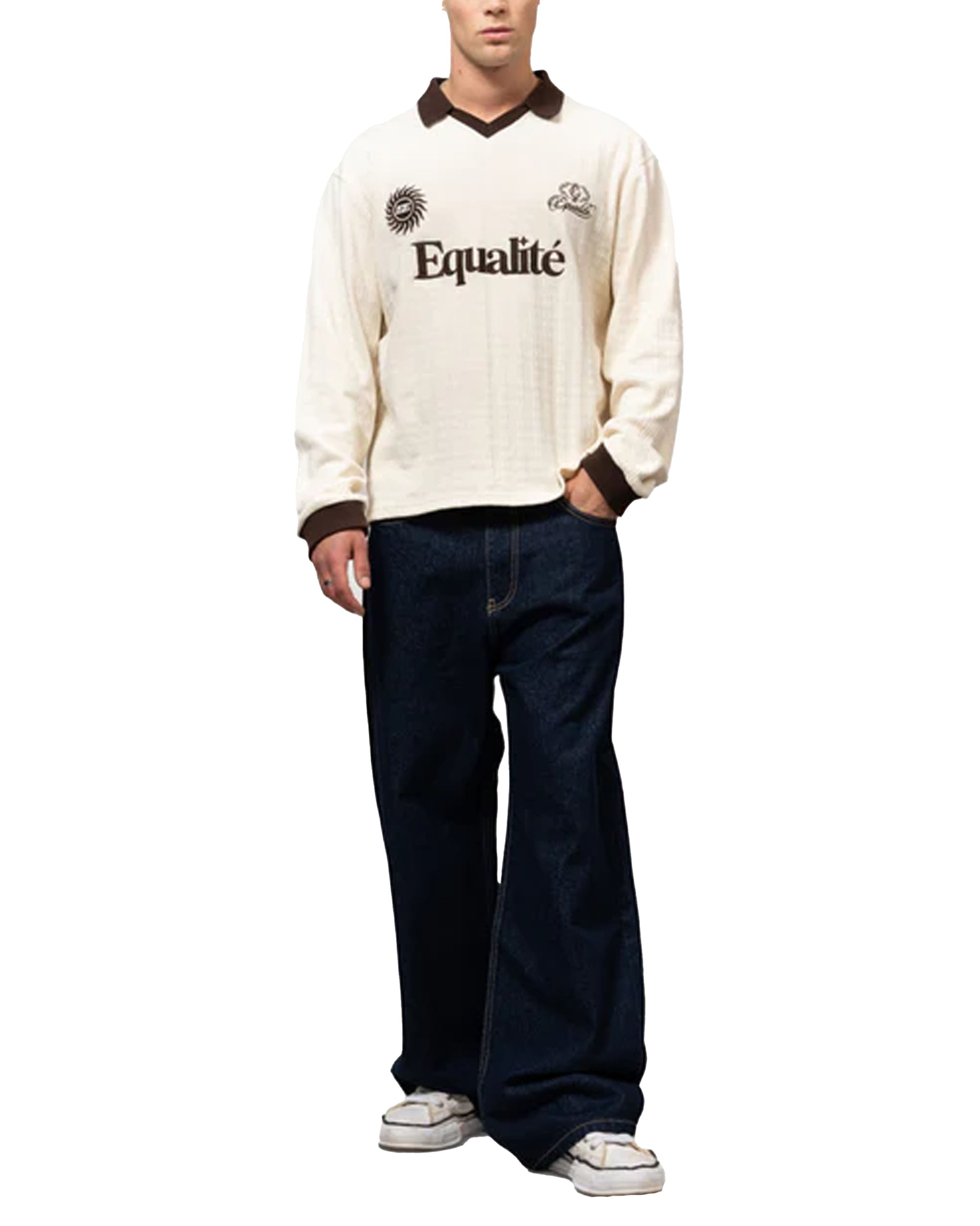 Ash Knit Longsleeve Polo