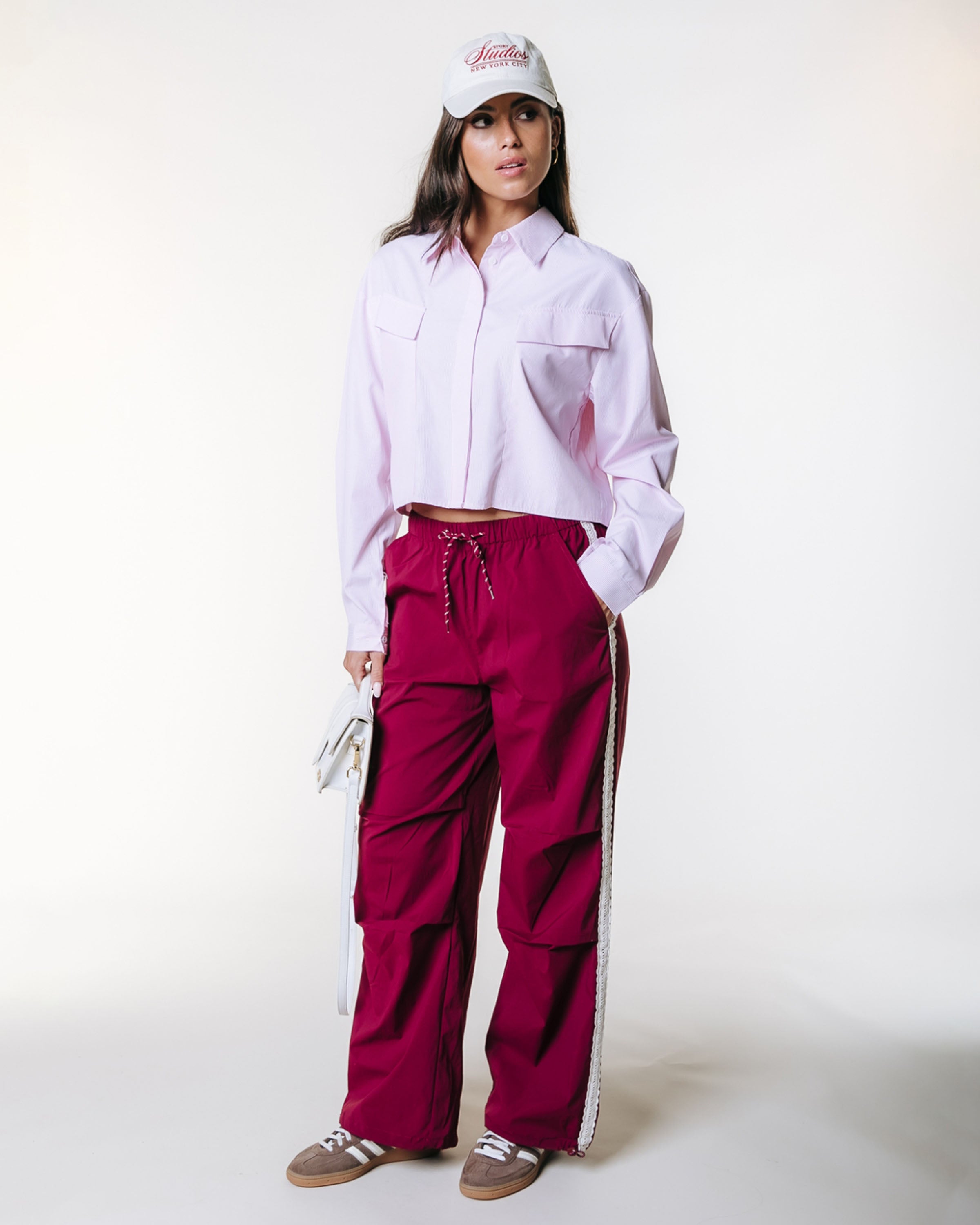 Rose Crochet Tuxedo Joggingbroek