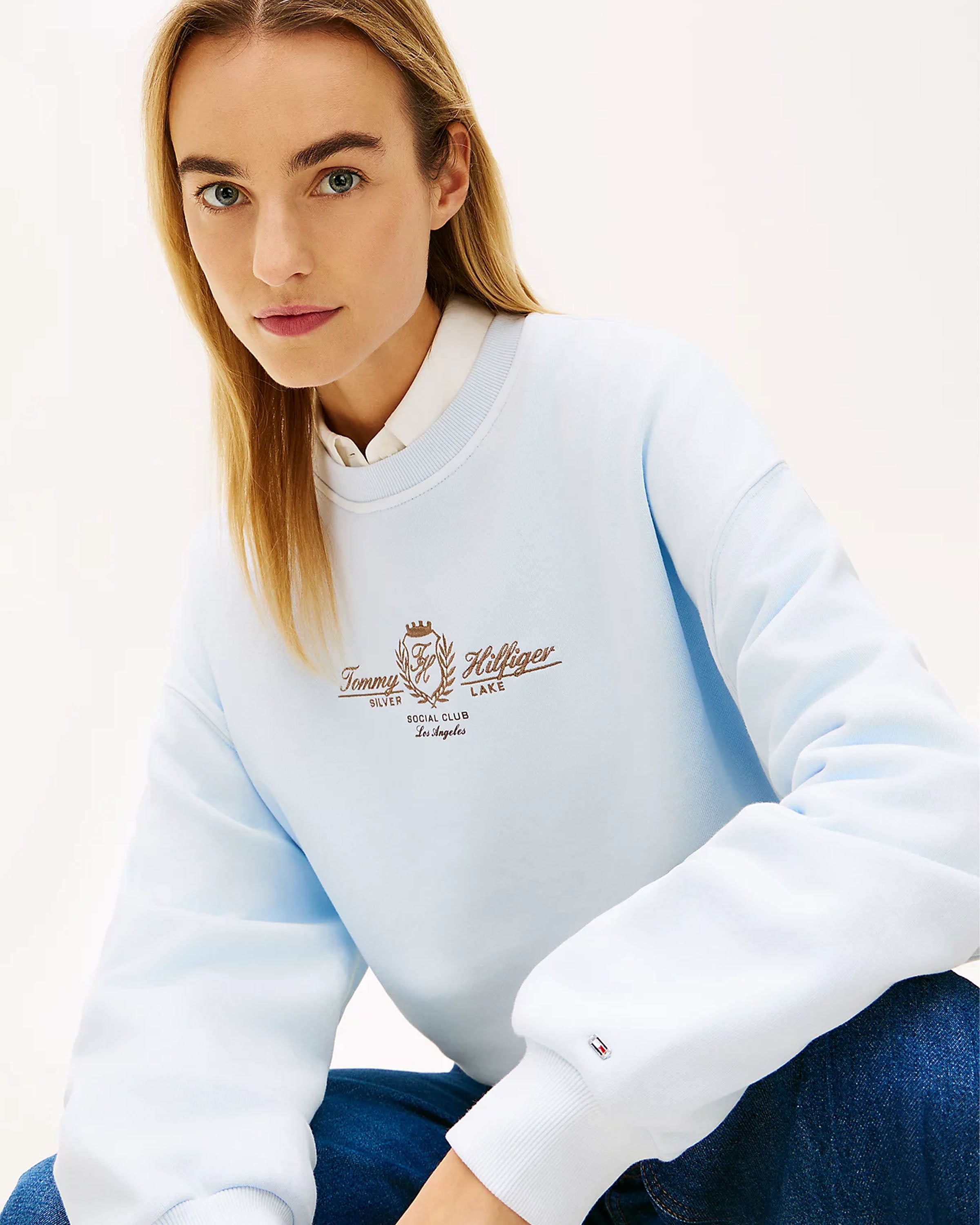 Varsity Crest Terry Sweater