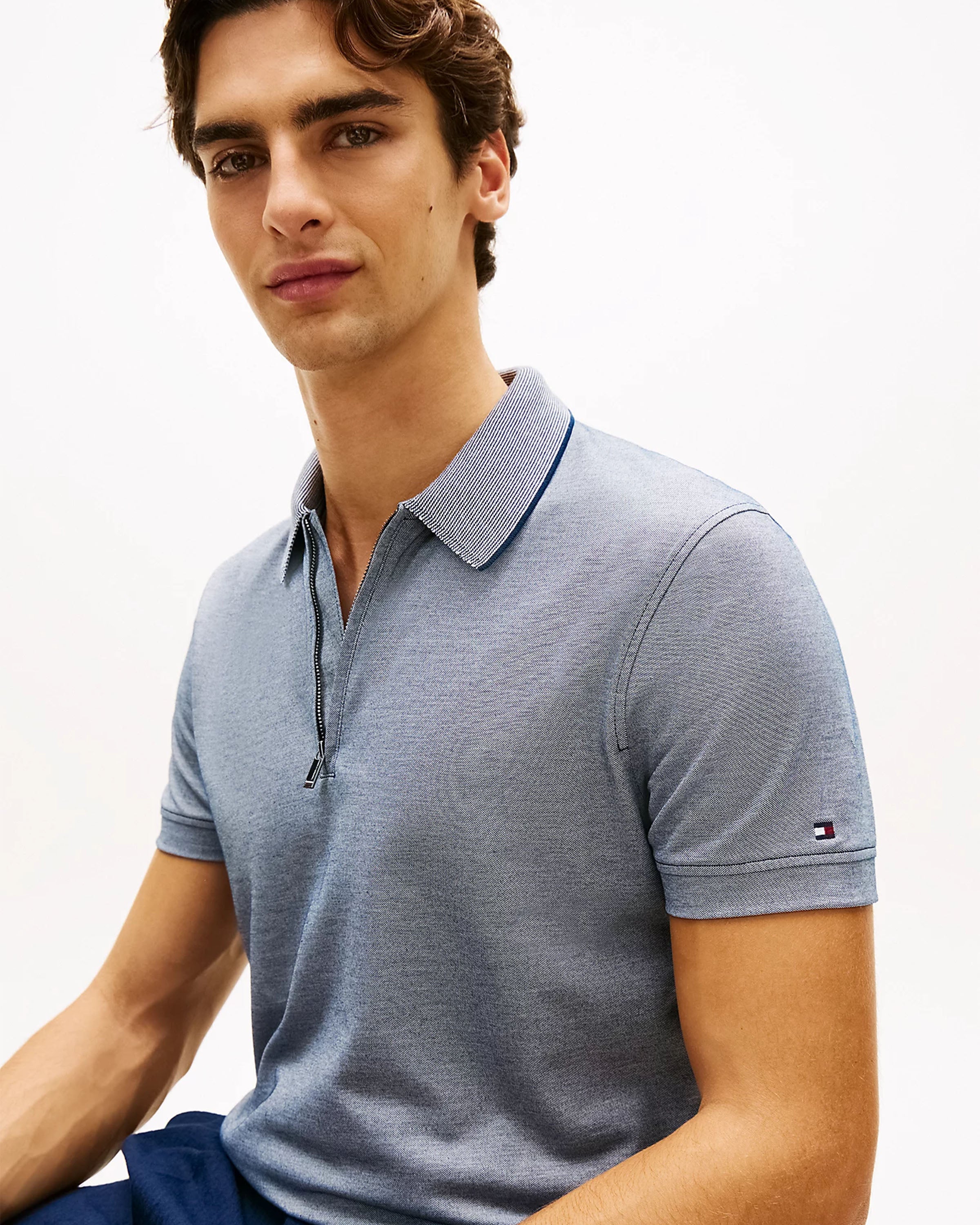 Dc Performance Zip Polo