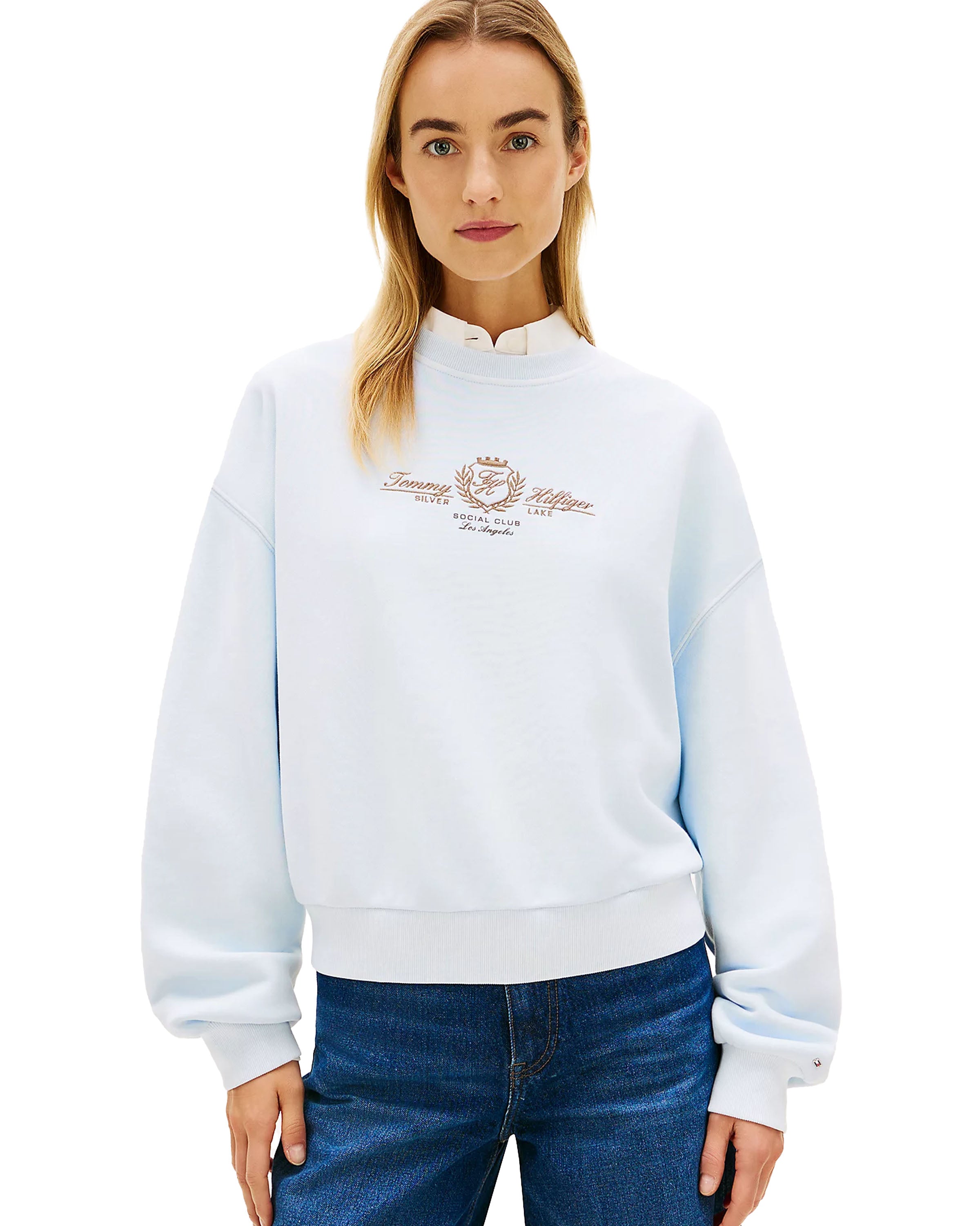 Varsity Crest Terry Sweater