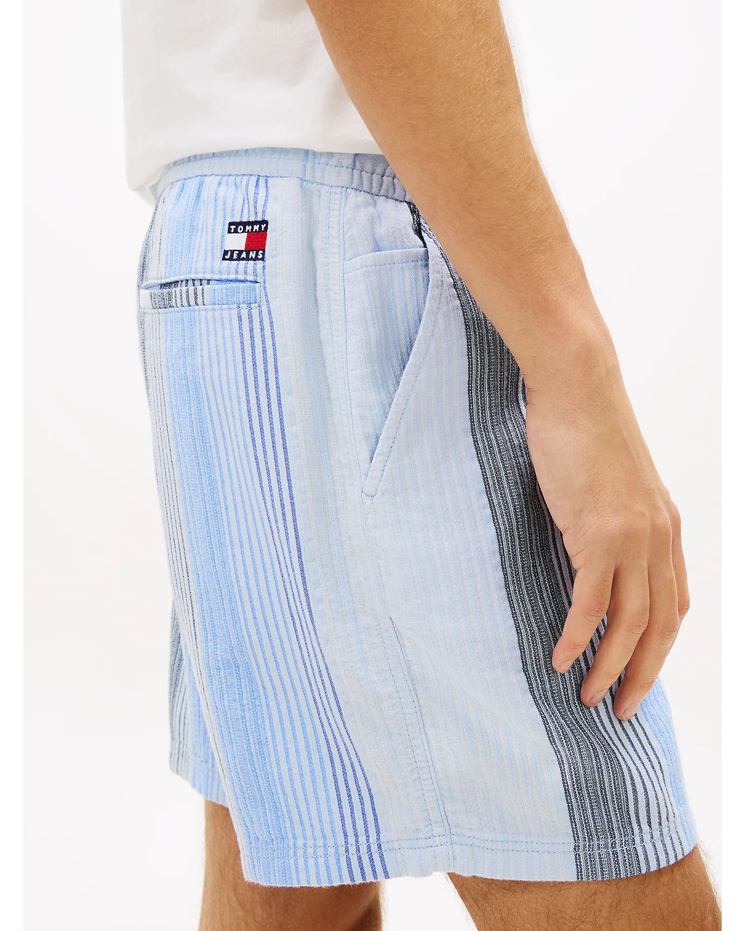 Textured Stripe Short