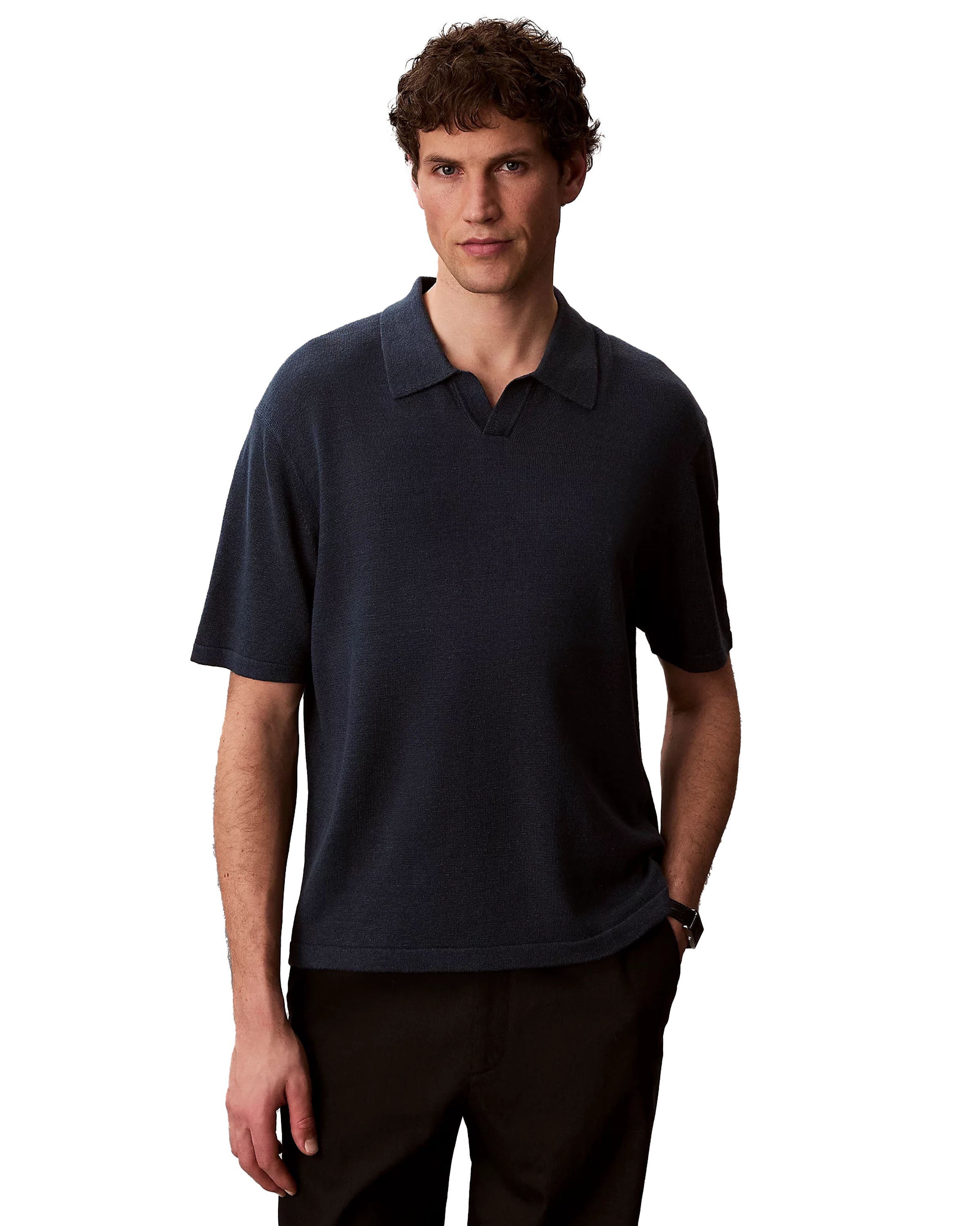 Linen Blnd Johnny T-Shirt