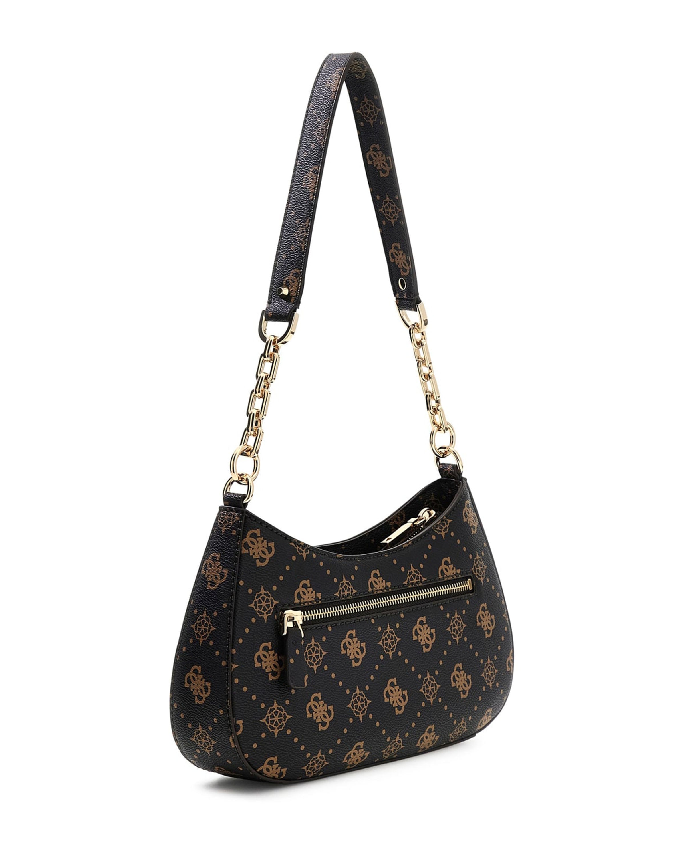 Carrie Logo Top Zip Schoudertas