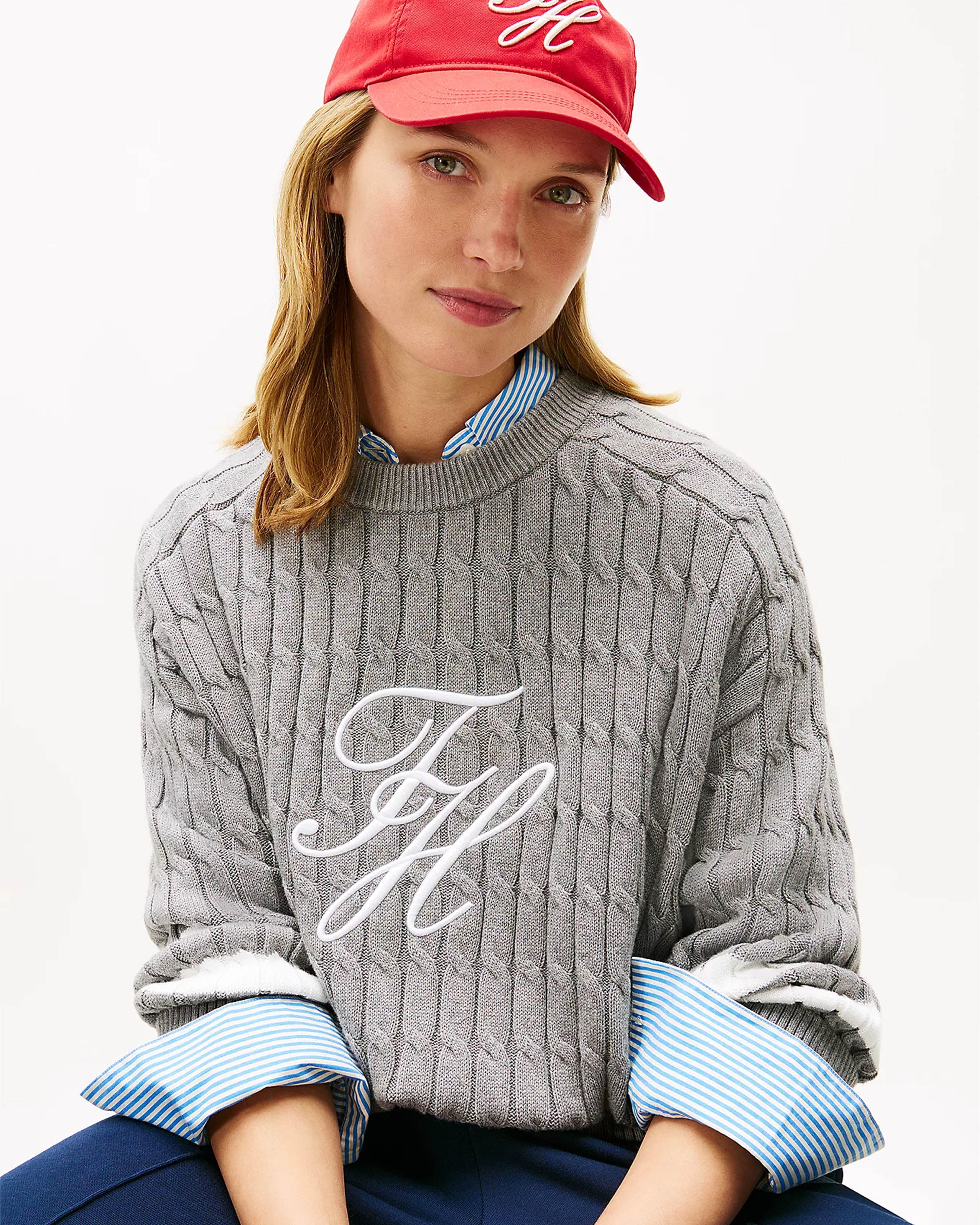 Geborduurde Graphic Sweater