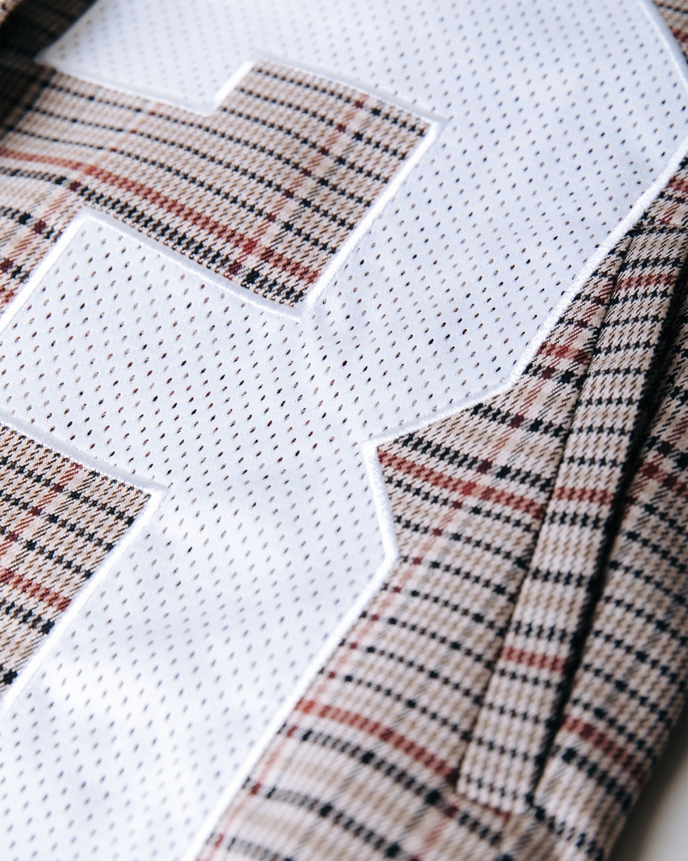 Paris Check Patch Single Breasted Blazer