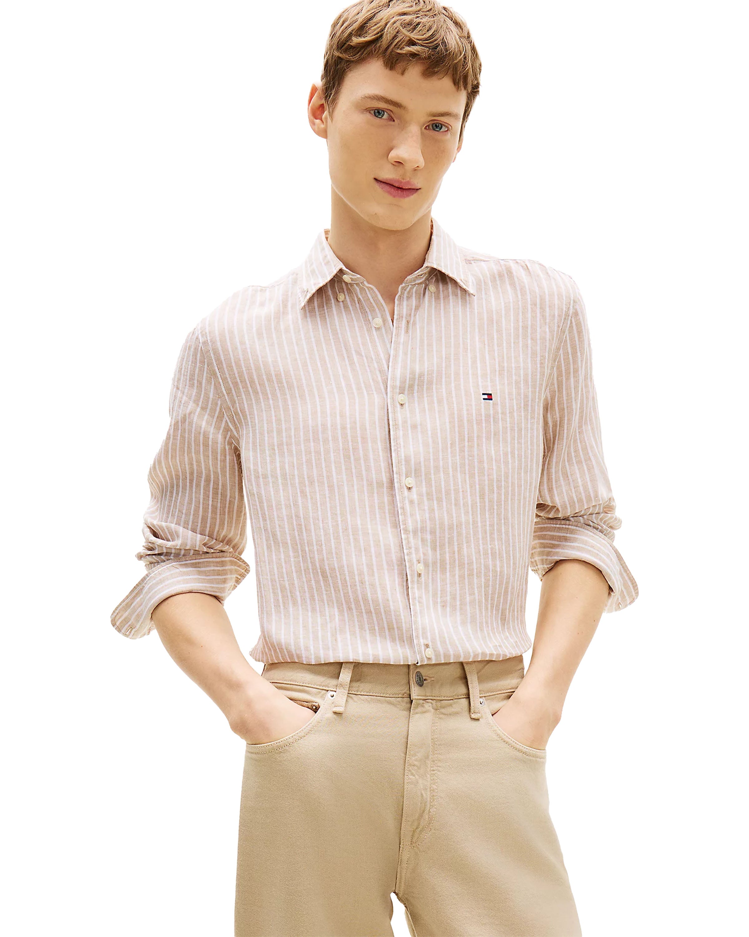 Linen Bengal Stripe Blouse