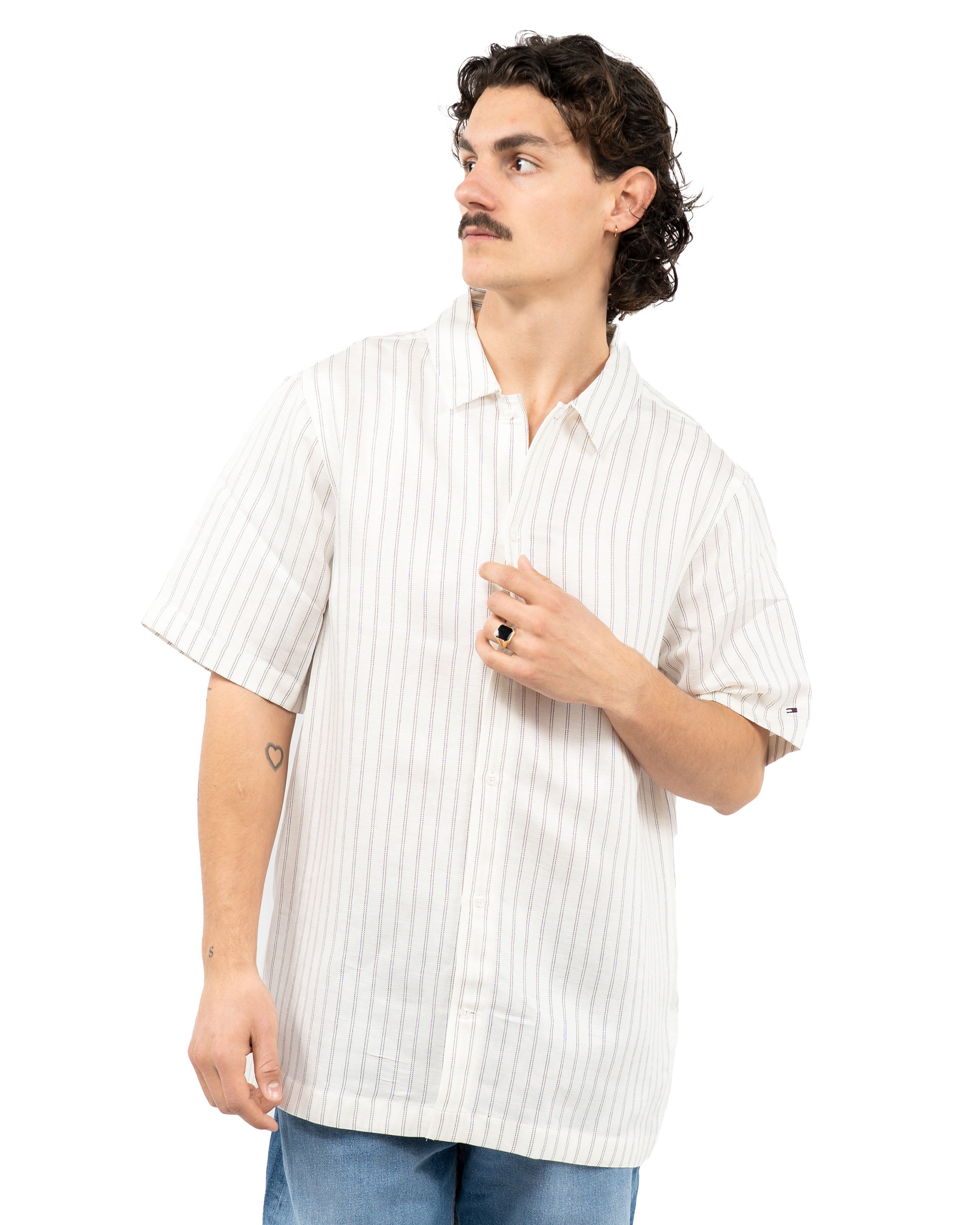 Dc Engineered Stripe Shirt