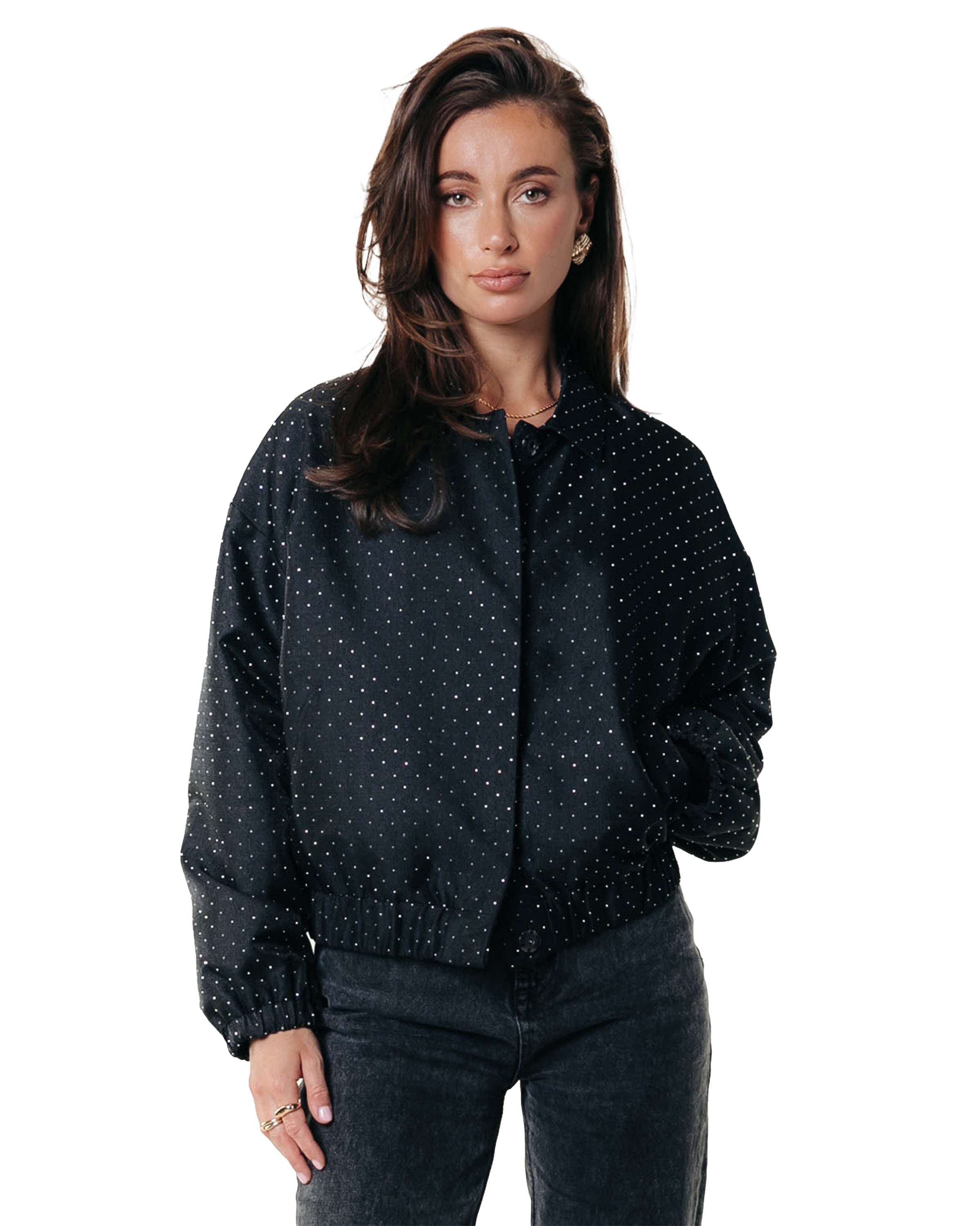 Bente Studded Bomber Jacket