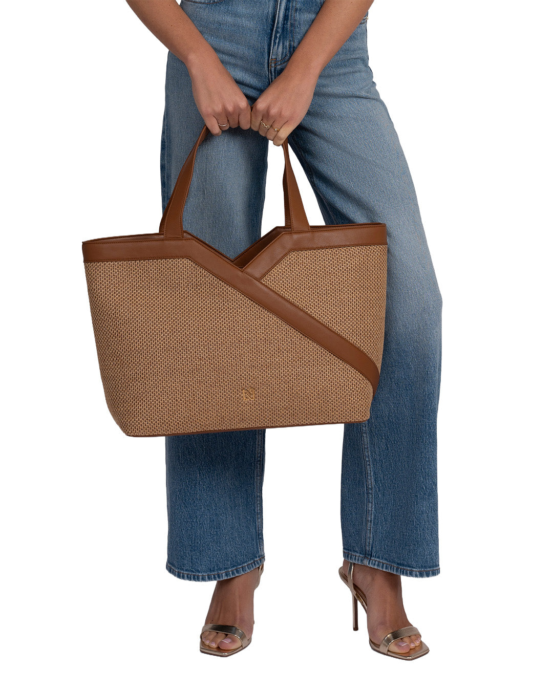 Alvino Raffia Shopper