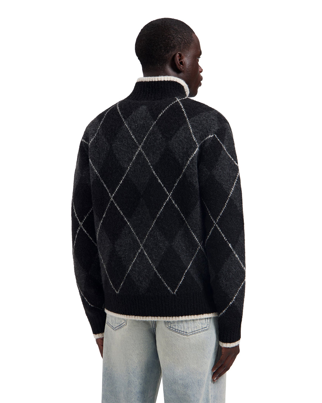 Argyle Half-zip