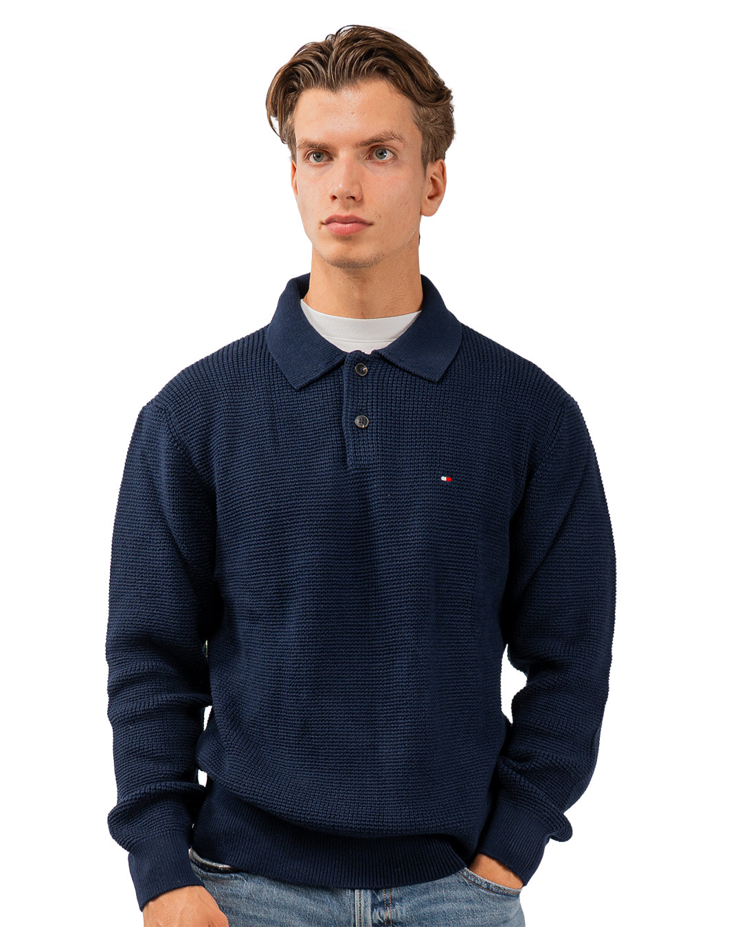 Waffle Rugby Sweater