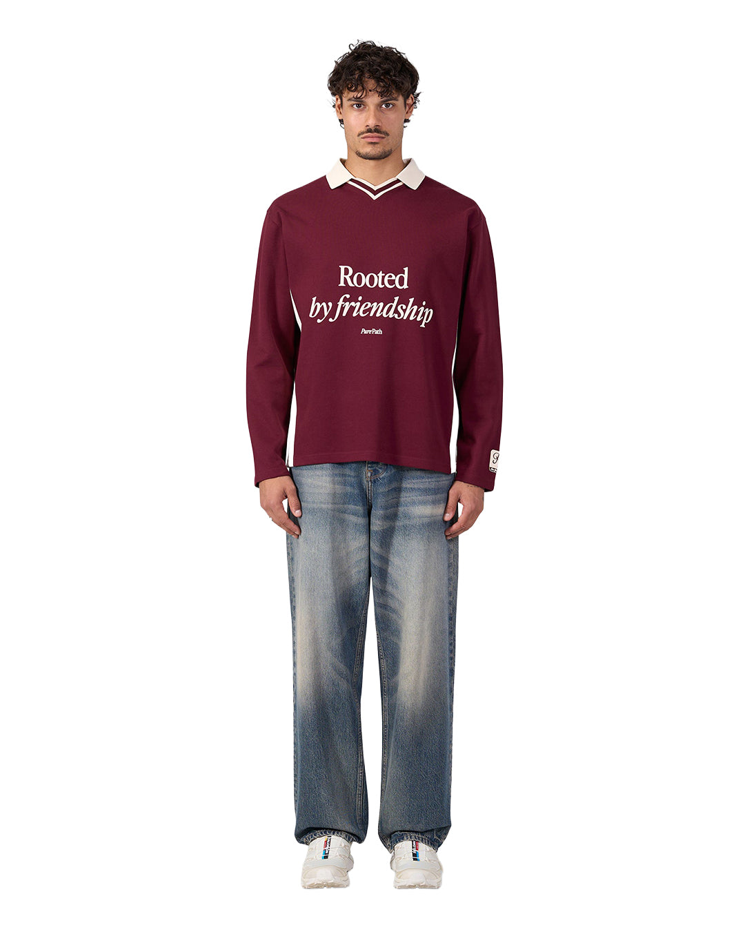 Rooted By Friendship Longsleeve Polo