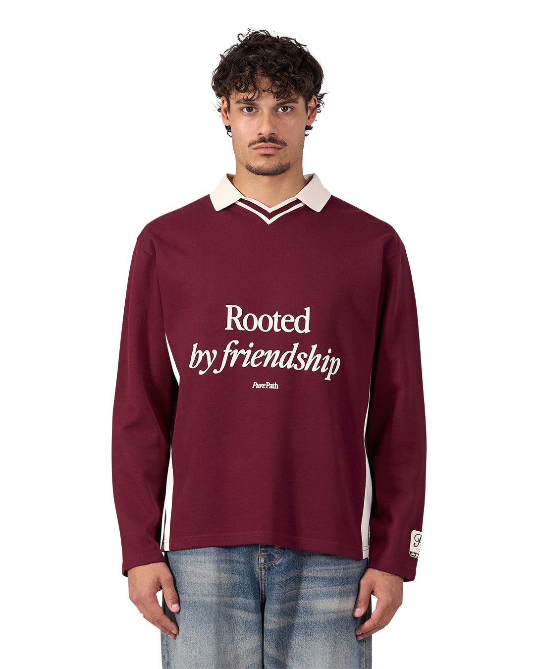 Rooted By Friendship Longsleeve Polo