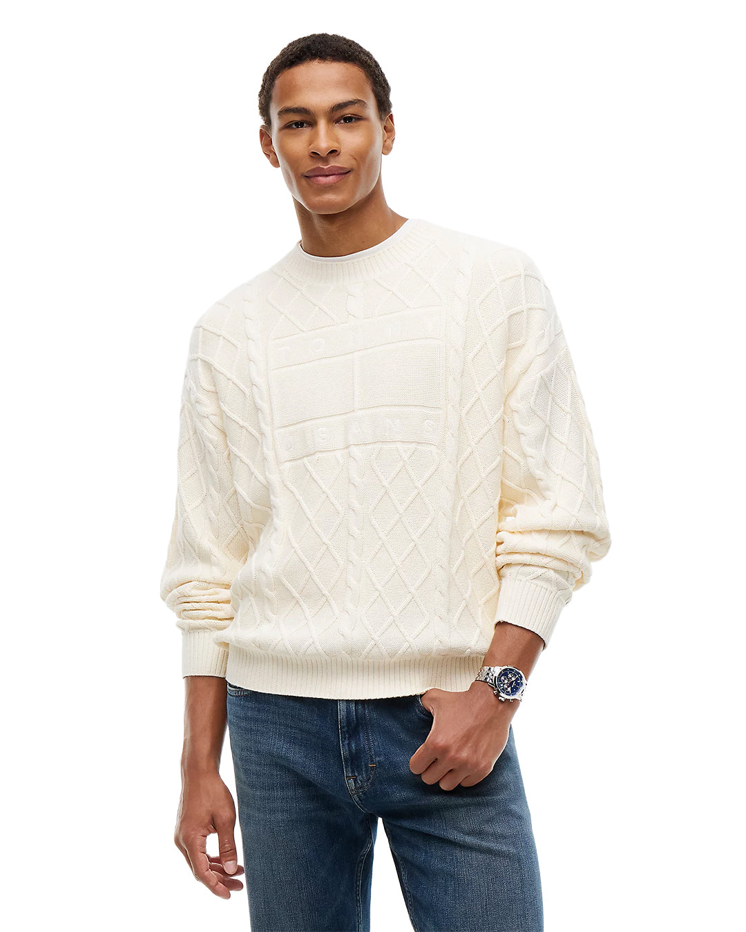 Flag Cable Sweater