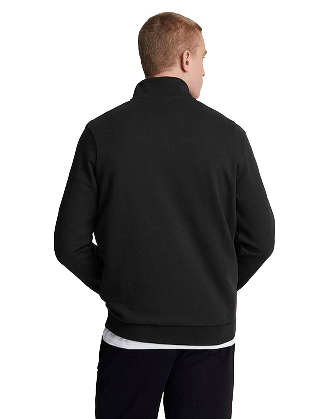 Loopback Quarter Zip Sweater