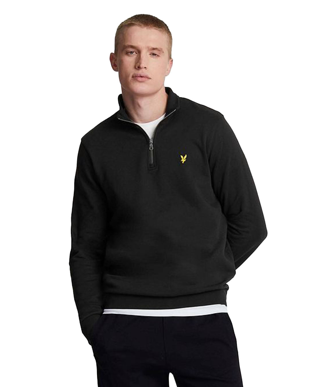 Loopback Quarter Zip Sweater
