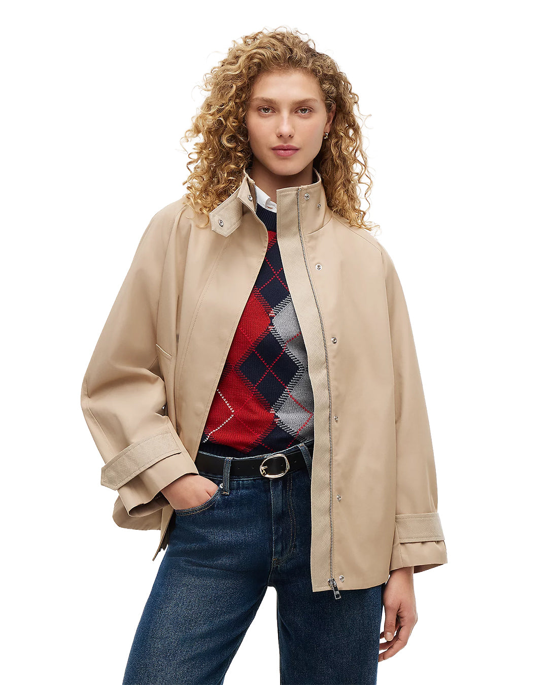 Cotton Cape Coat