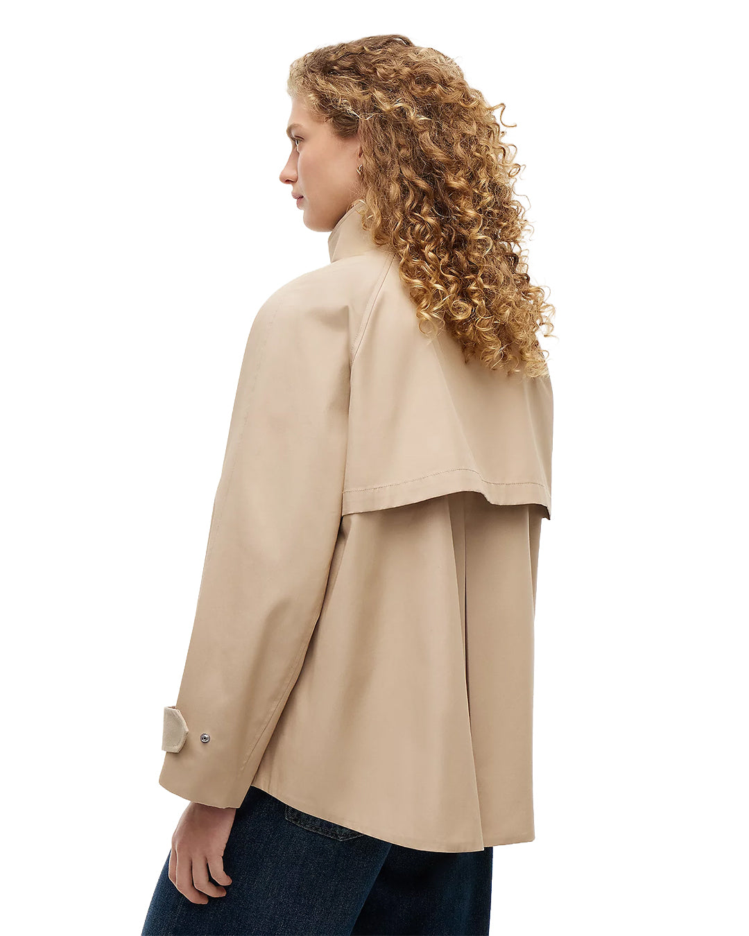 Cotton Cape Coat