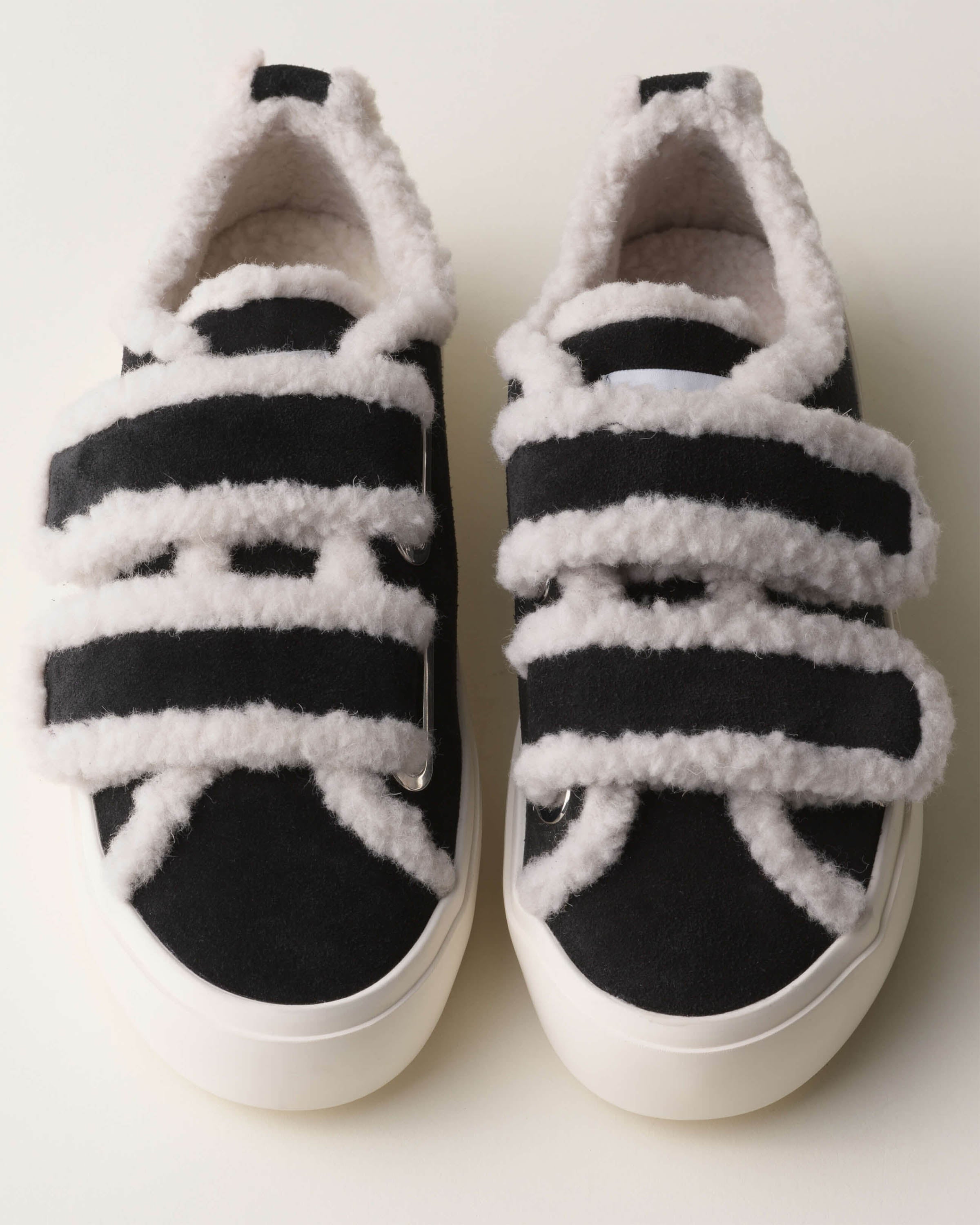 Shearling Velcro Sneakers
