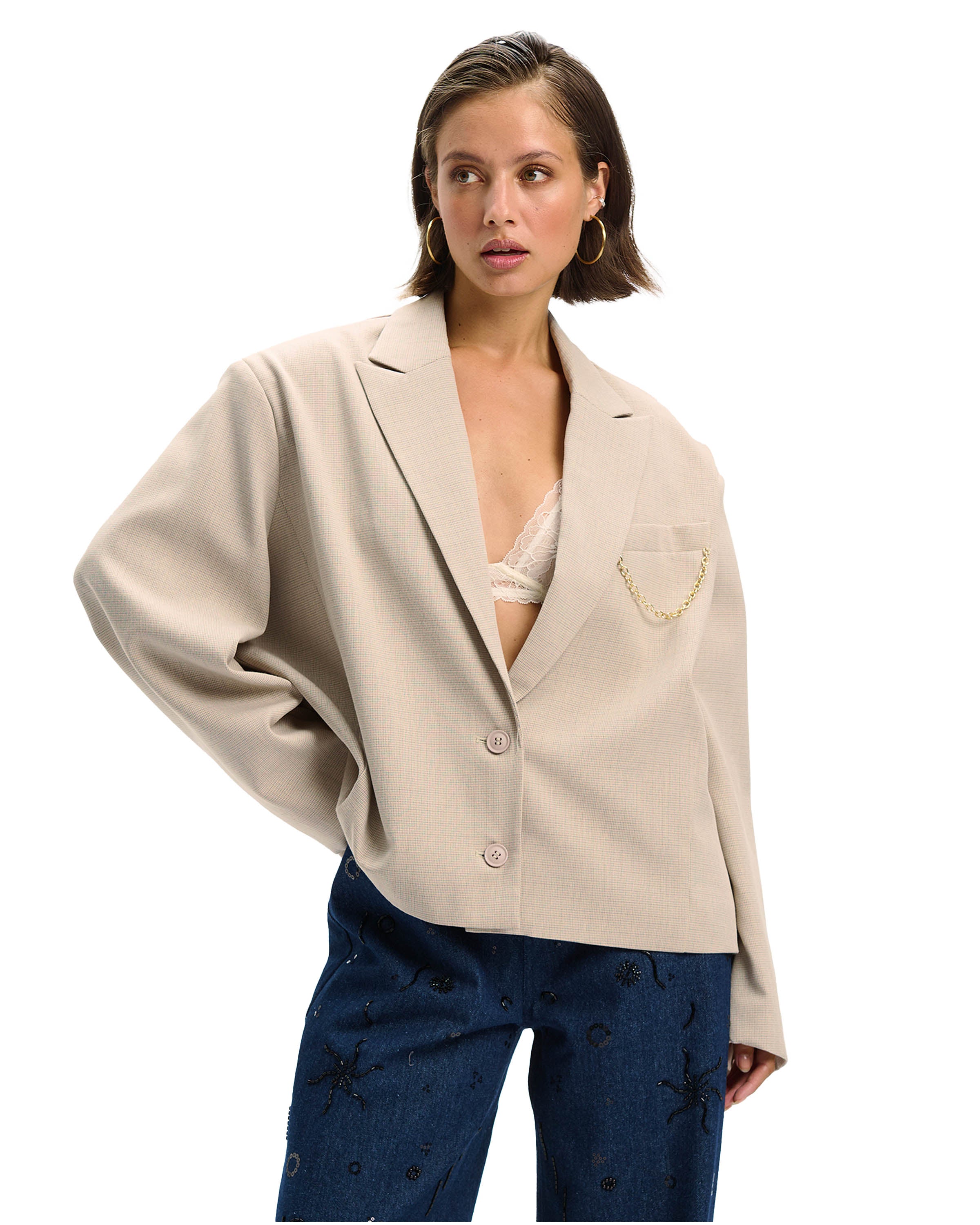 Jackie Cropped Blazer