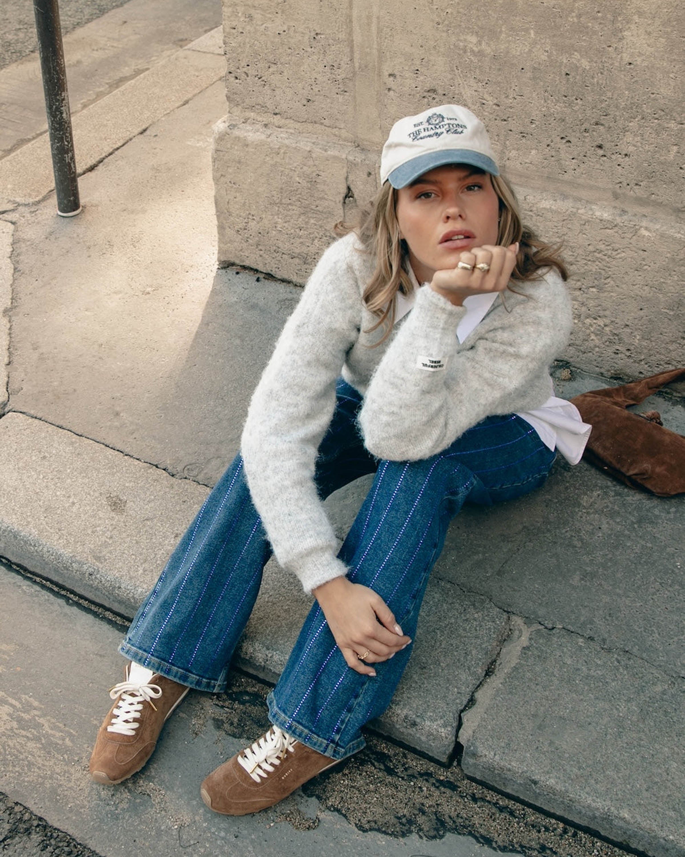 Gaias Rhinestones Jeans