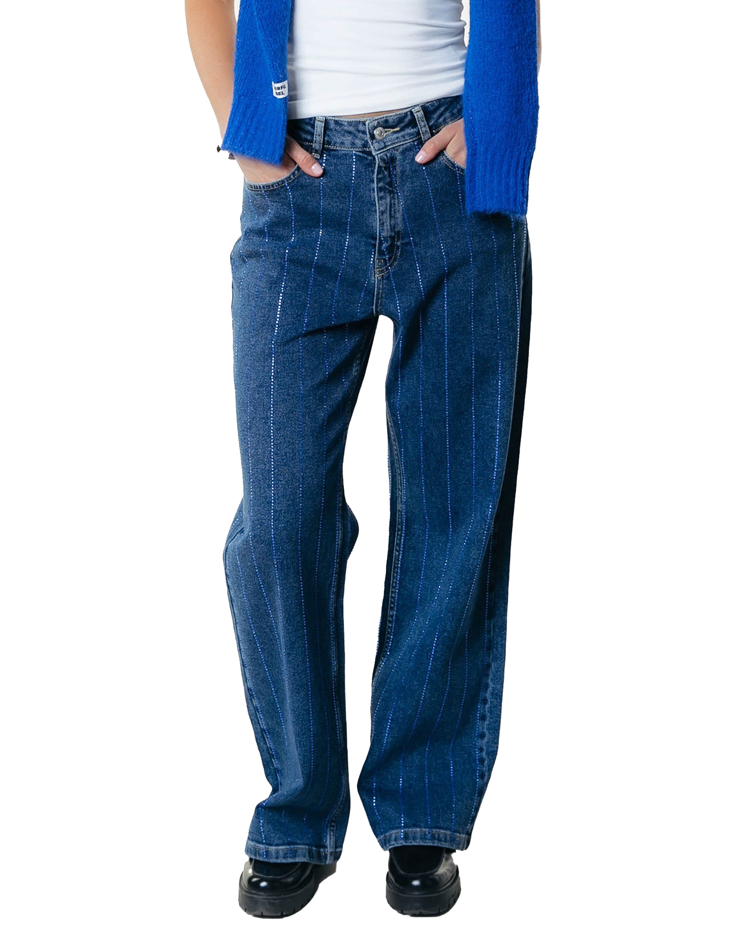 Gaias Rhinestones Jeans