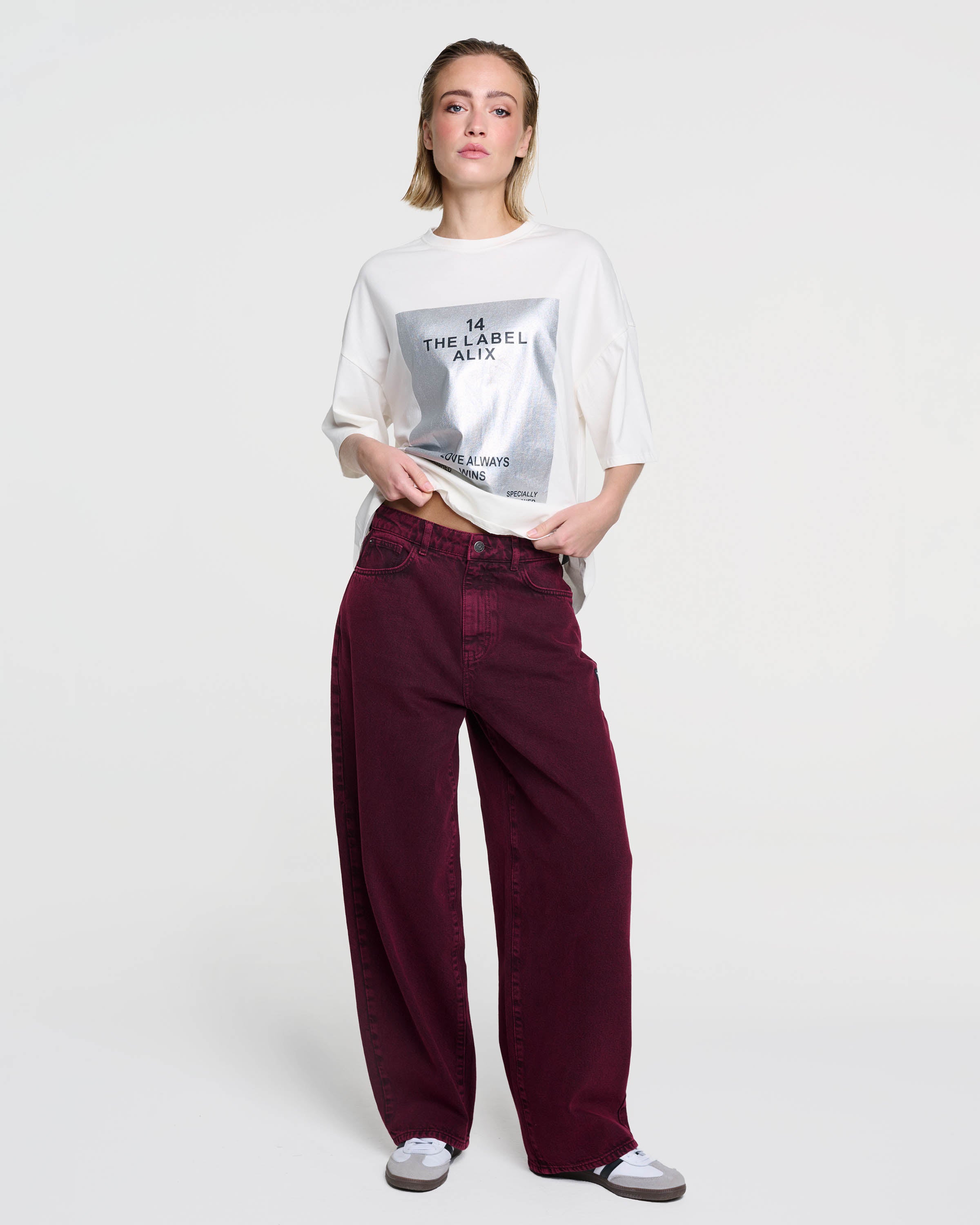 Woven Coloured Spijkerbroek